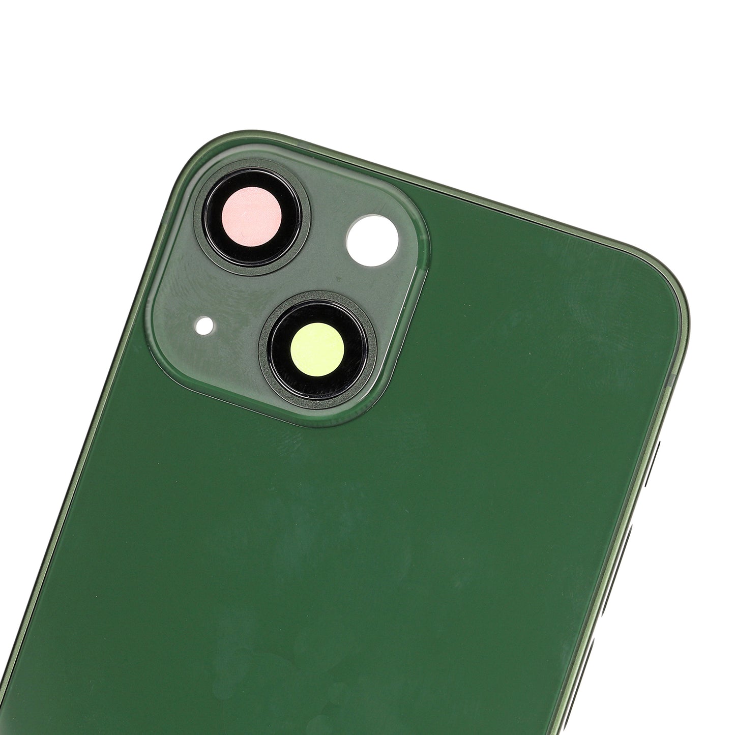Back Housing W/ Small Parts For iPhone 13 Mini (US Version) (Used OEM Pull: Grade C) (Green)