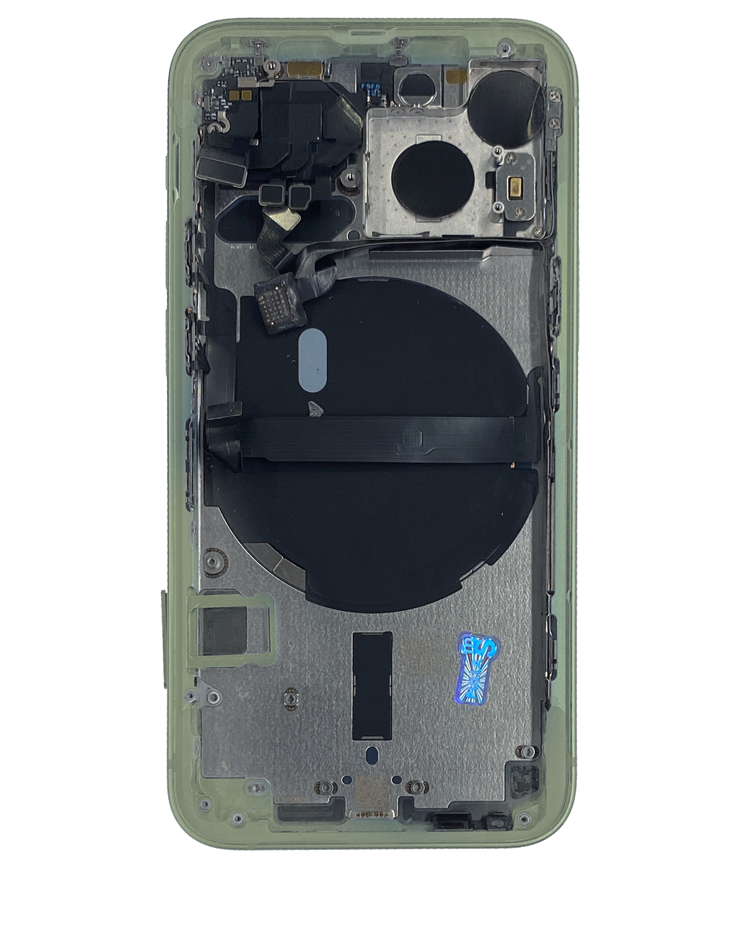 Back Housing W/ Small Parts For iPhone 13 Mini (US Version) (Used OEM Pull: Grade A) (Green)