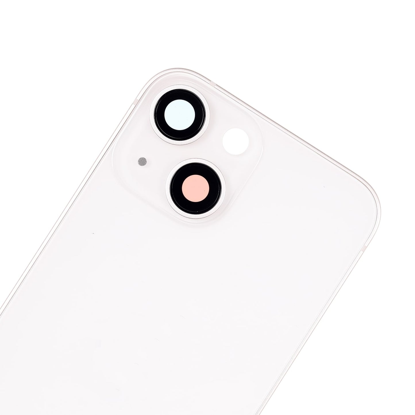 Back Housing W/ Small Parts For iPhone 13 Mini (EU / Global Version) (Used OEM Pull: Grade A) (Starlight)