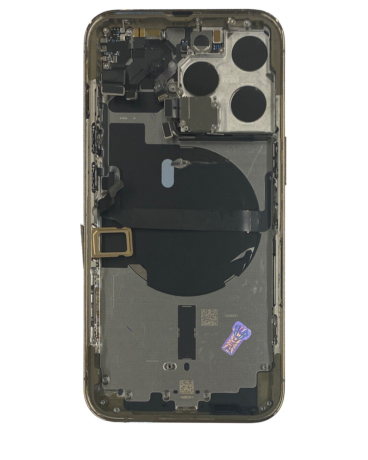 Back Housing W/ Small Parts For iPhone 13 Pro (US Version) (Used OEM Pull: Grade C) (Gold)