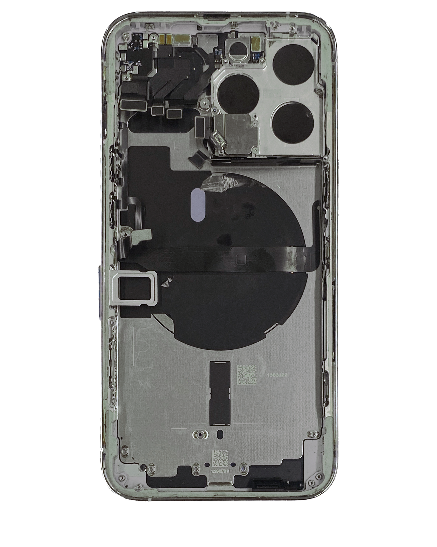 Back Housing W/ Small Parts For iPhone 13 Pro (US Version) (Used OEM Pull: Grade A) (Alpine Green)