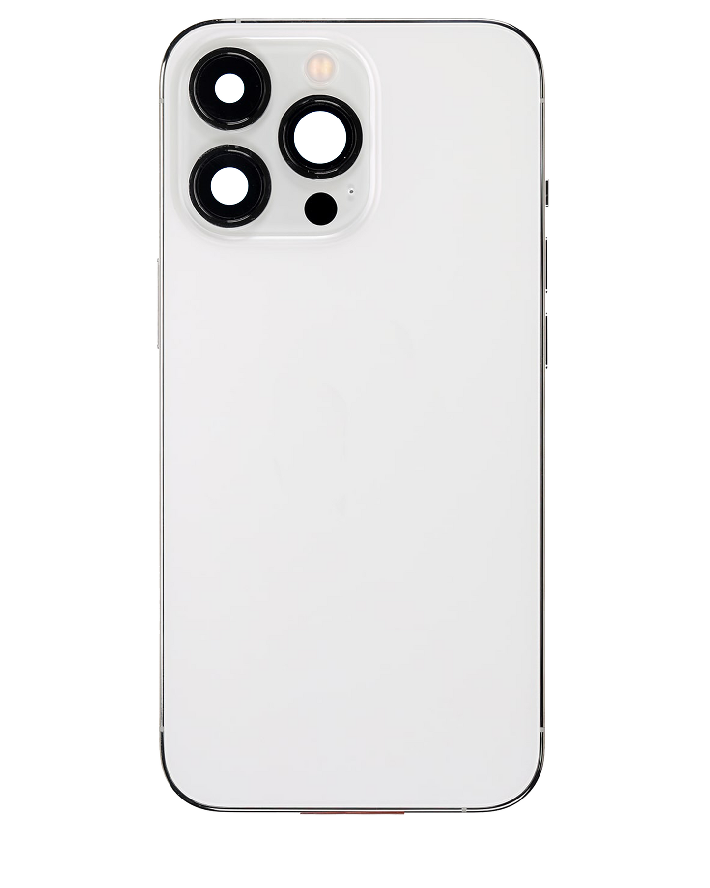 Back Housing W/ Small Parts For iPhone 13 Pro (US Version) (Used OEM Pull: Grade A) (Silver)