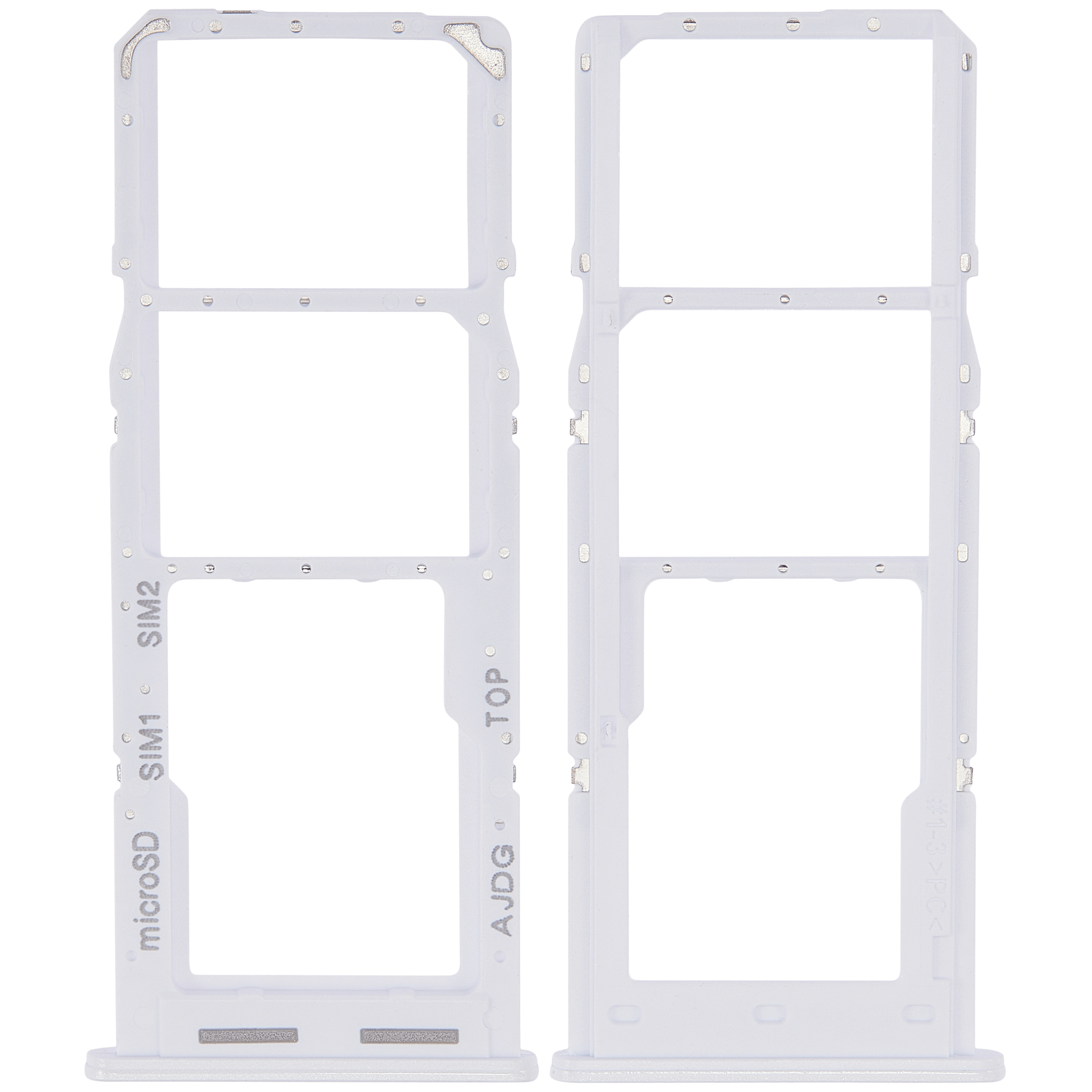 Dual Sim Card Tray For Samsung Galaxy A04S (A047 / 2022) (White) replacement part product image 2 - SKU 107082041371