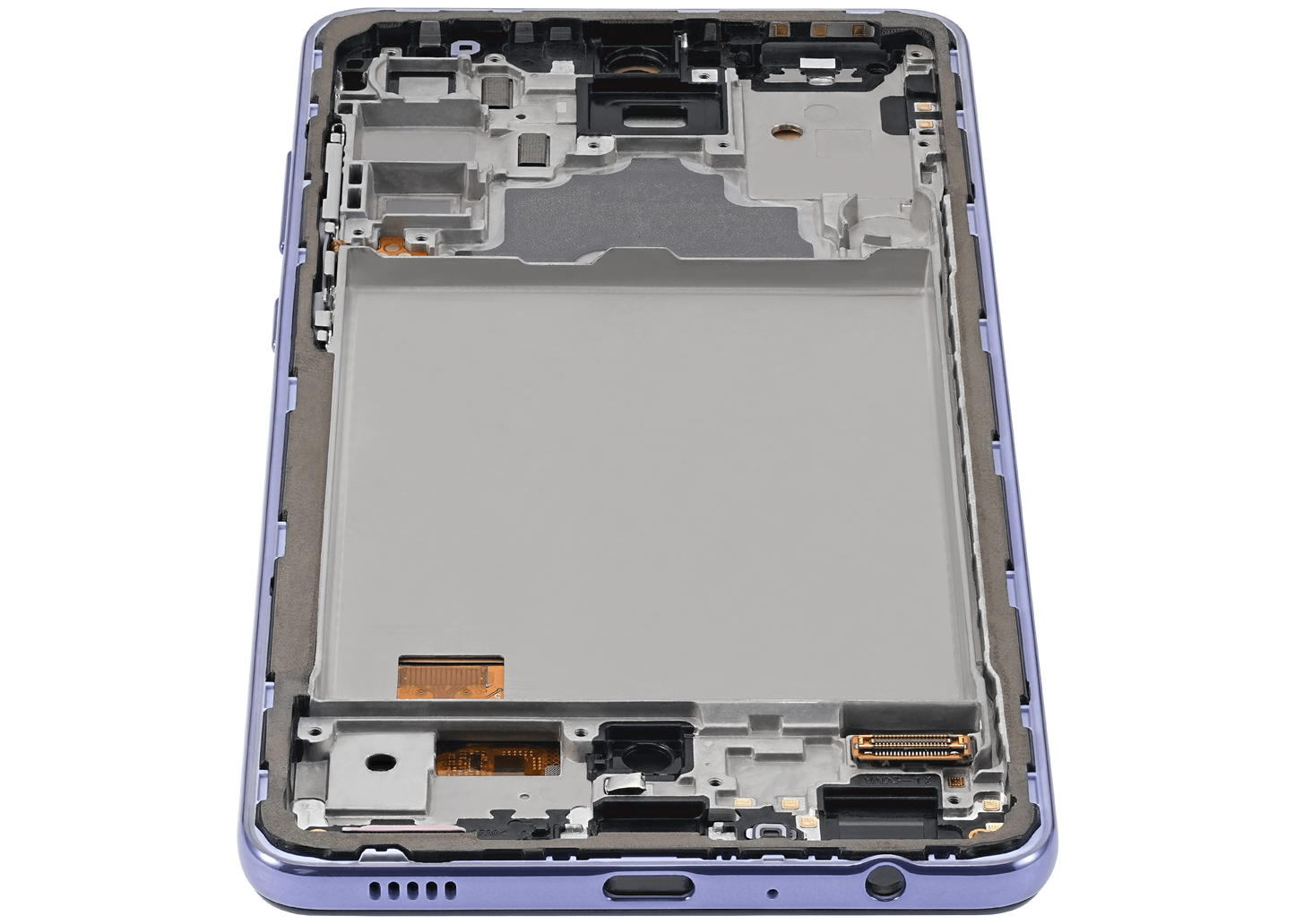 OLED Assembly With Frame For Samsung A72 (A725 / 2021) (6.67") (Aftermarket Plus) (Awesome Violet)