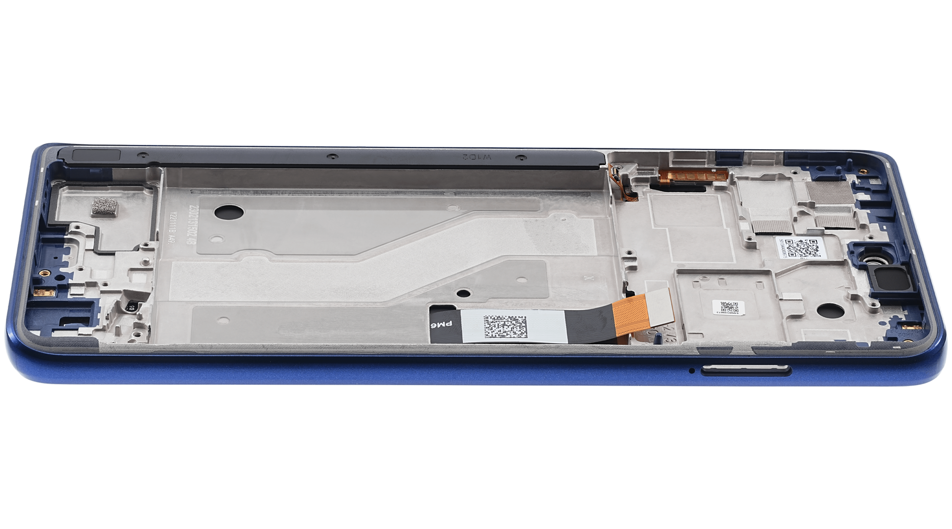 LCD Assembly With Frame For Motorola Moto G Stylus 4G (XT2211 / 2022) (Refurbished) (Twilight Blue) replacement part SKU 107085004202 image 6