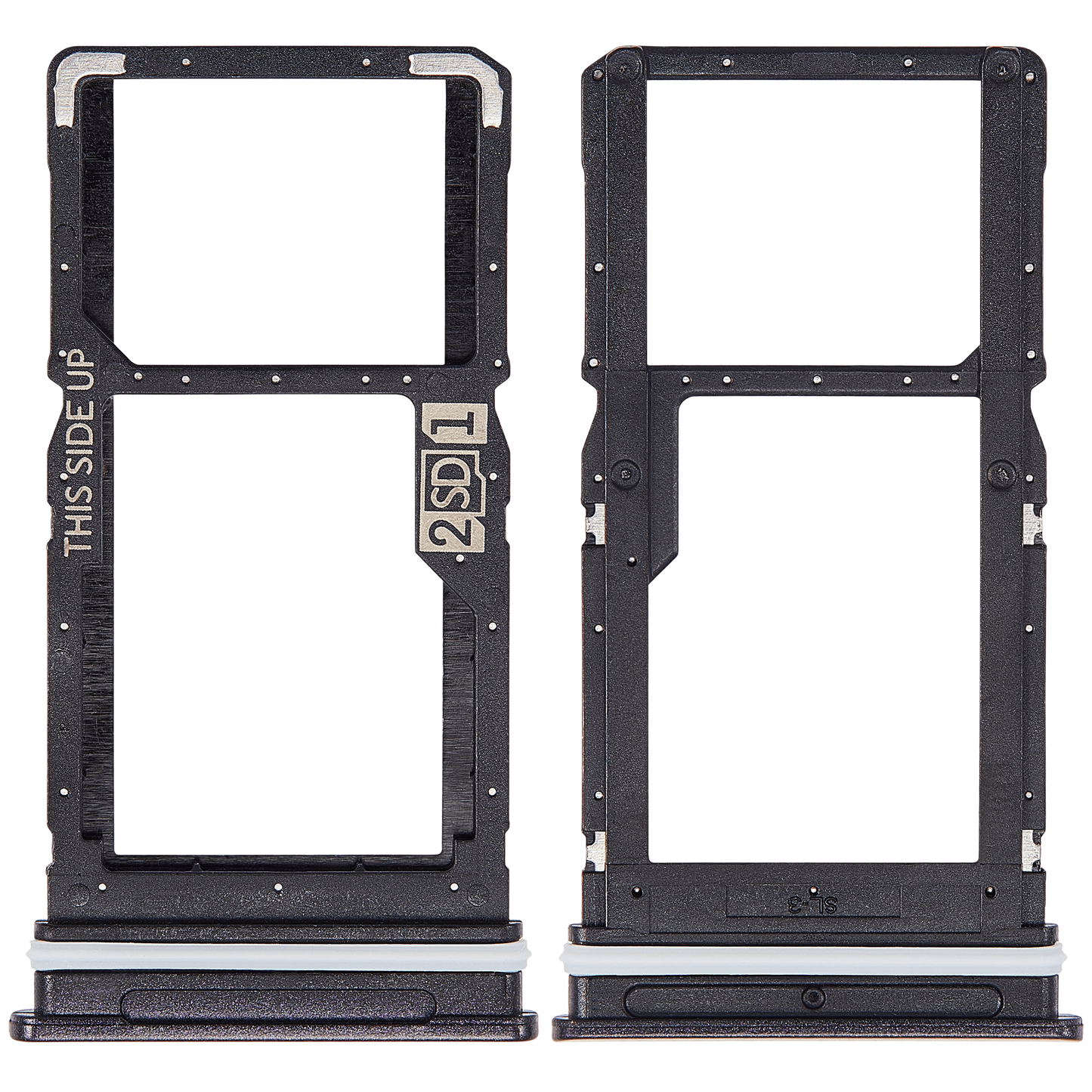 Dual Sim Card Tray For Motorola Moto G 5G (XT2113-3 / 2020) (Volcanic Gray) replacement part for compatible Motorola phone, SKU 107082085746, product image 2
