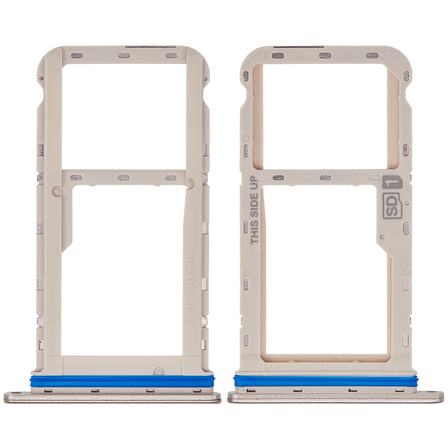 Sim Card Tray For Motorola Moto G40 Fusion (XT2147-1 / 2021) (Frosted Champagne) replacement part for compatible Motorola phone, SKU 107082023551, product image 2