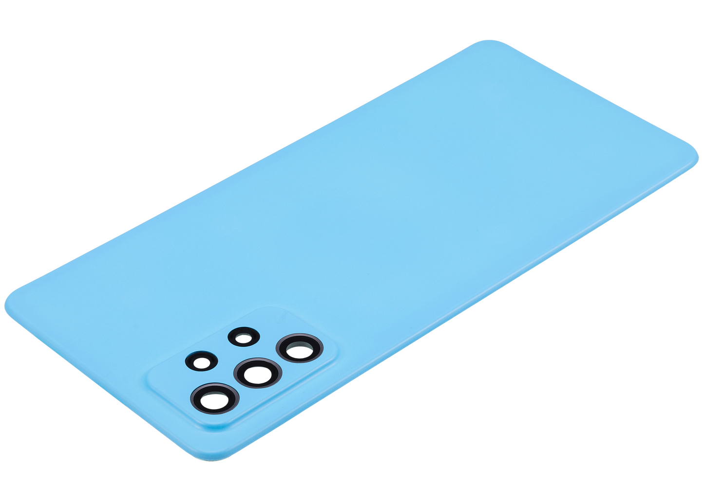 Back cover Glass For Samsung Galaxy A72 (A725 / 2021) (Aftermarket Plus) (Awesome Blue)