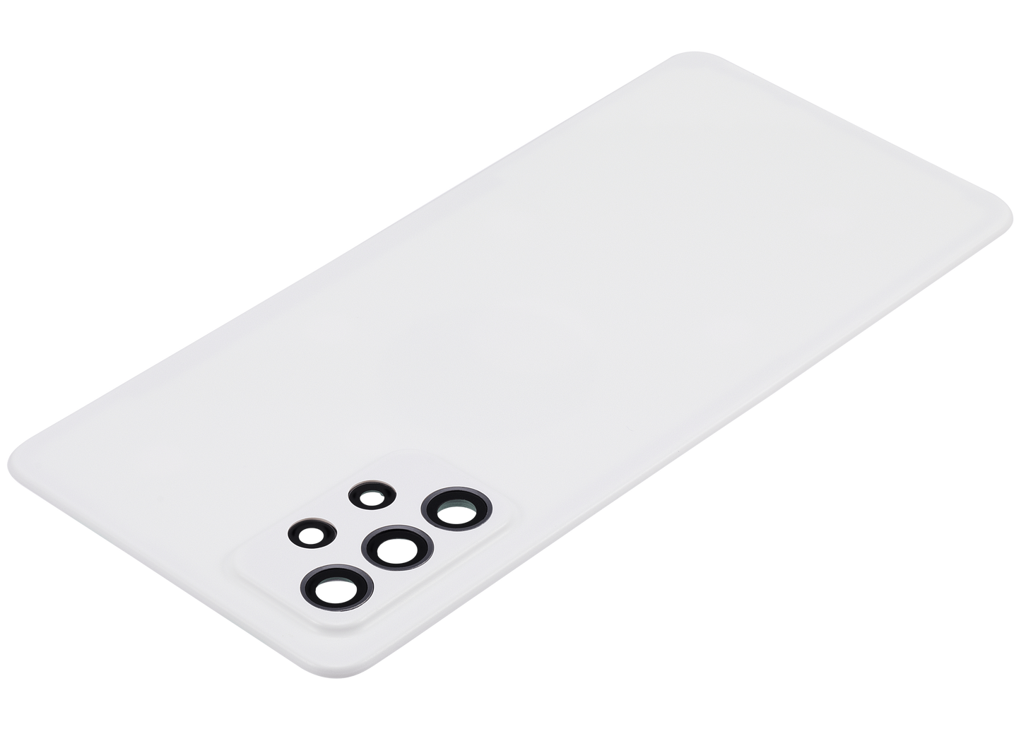 Back cover Glass For Samsung Galaxy A72 (A725 / 2021) (Aftermarket Plus) (Awesome White)