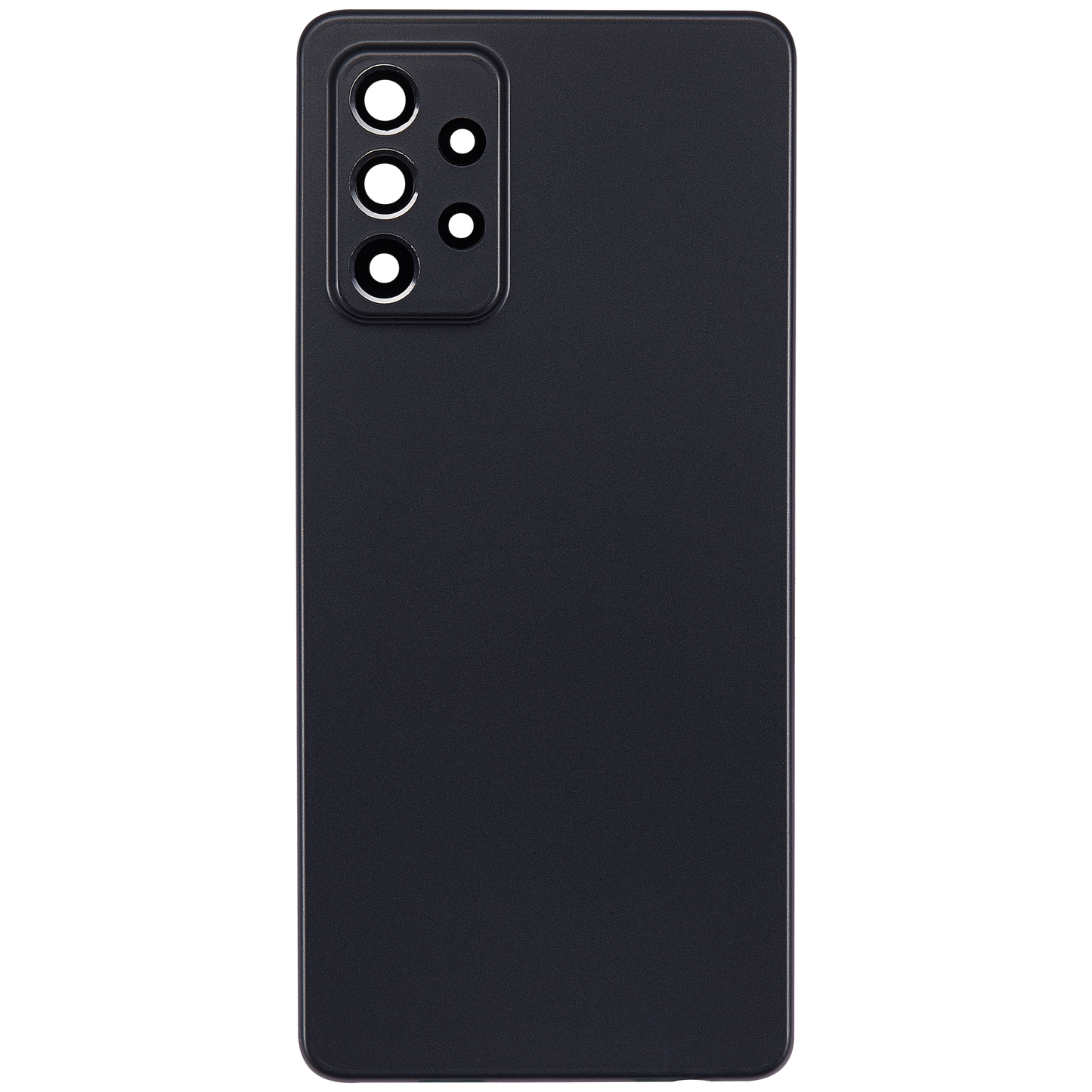 Back cover Glass For Samsung Galaxy A72 (A725 / 2021) (Aftermarket Plus) (Awesome Black)
