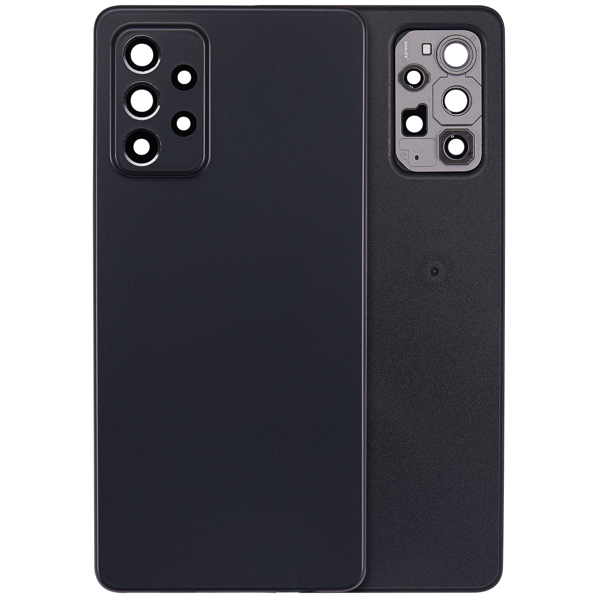 Back Cover Glass For Samsung Galaxy A72 (A725 / 2021) (Aftermarket Plus) (Awesome Black) - product image 4