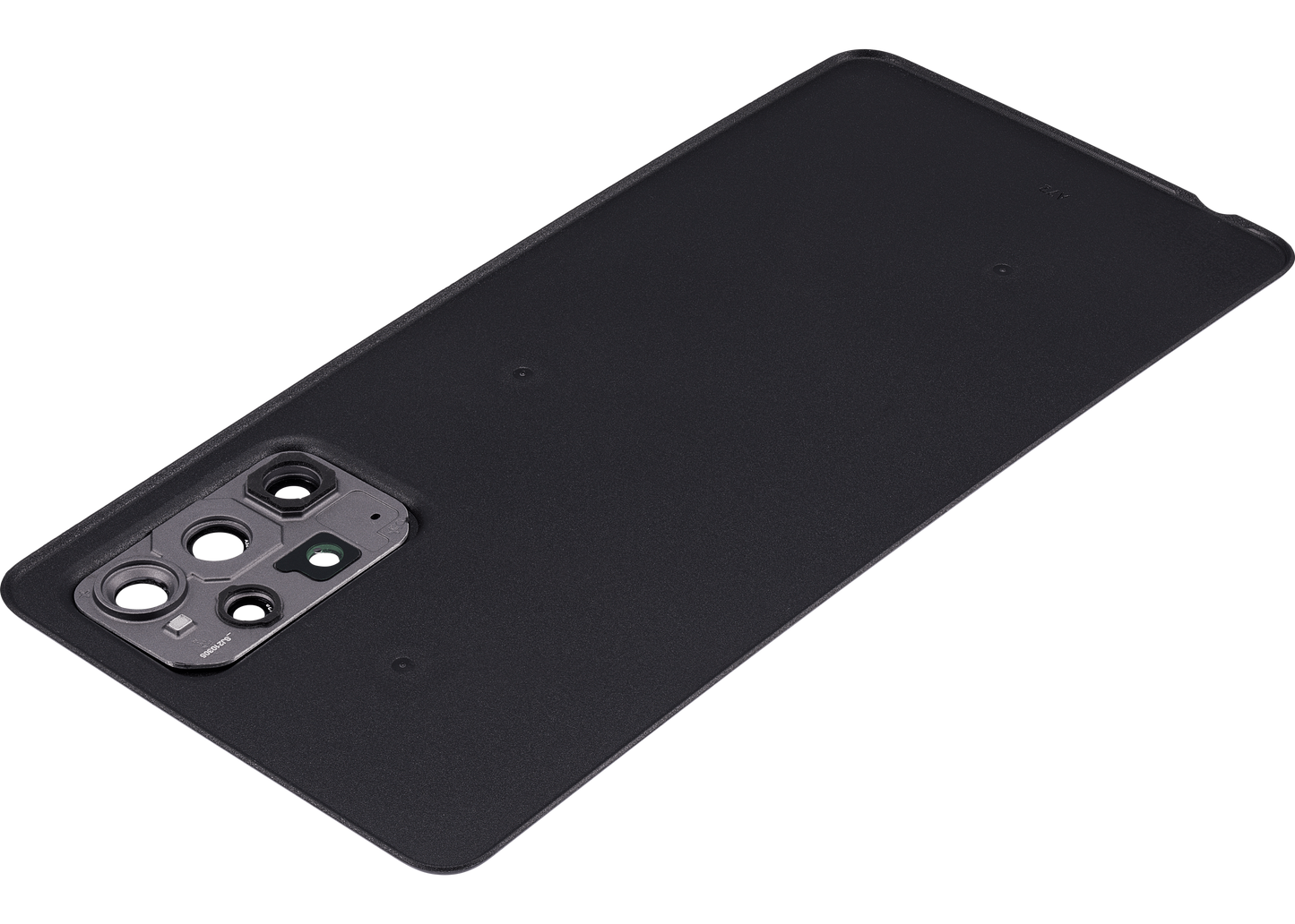Back cover Glass For Samsung Galaxy A72 (A725 / 2021) (Aftermarket Plus) (Awesome Black)