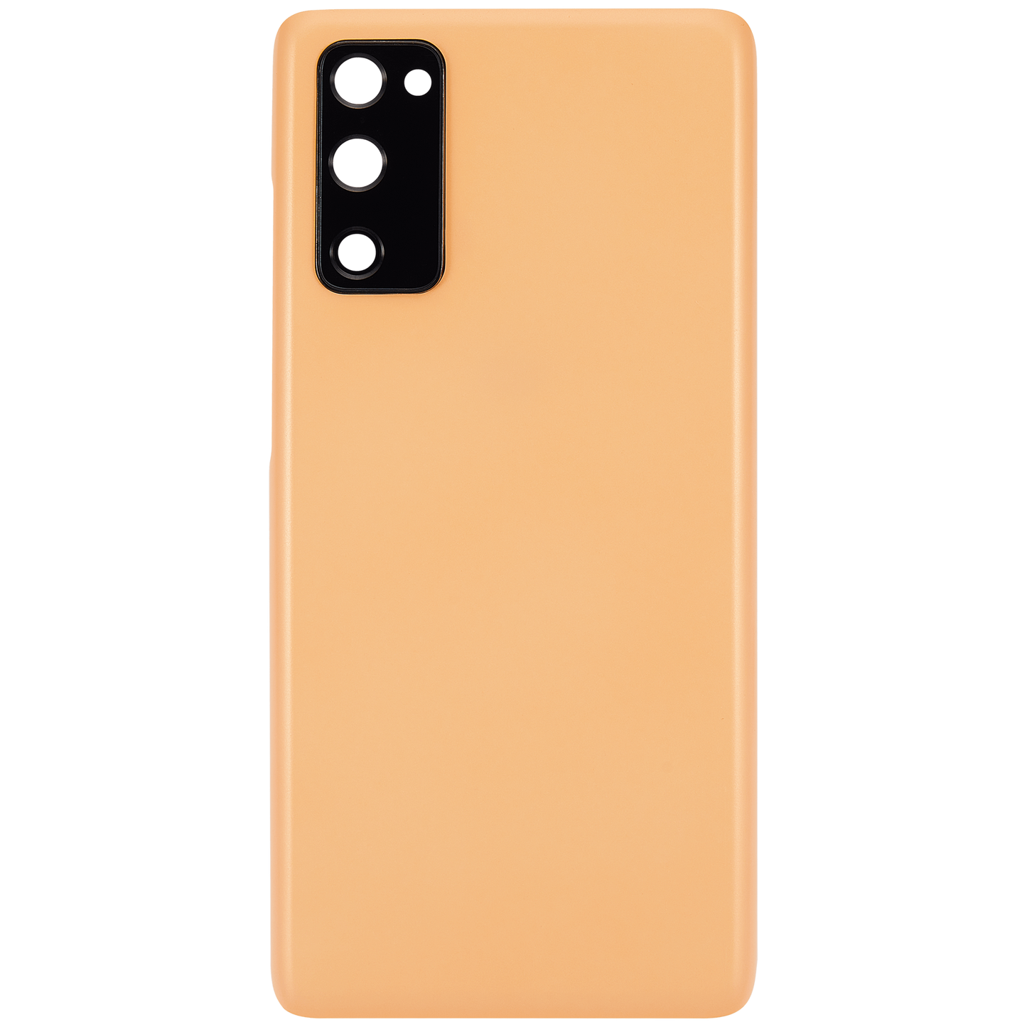 Back cover Glass With Camera Lens For Samsung Galaxy S20 FE 5G (Aftermarket Plus) (Cloud Orange)