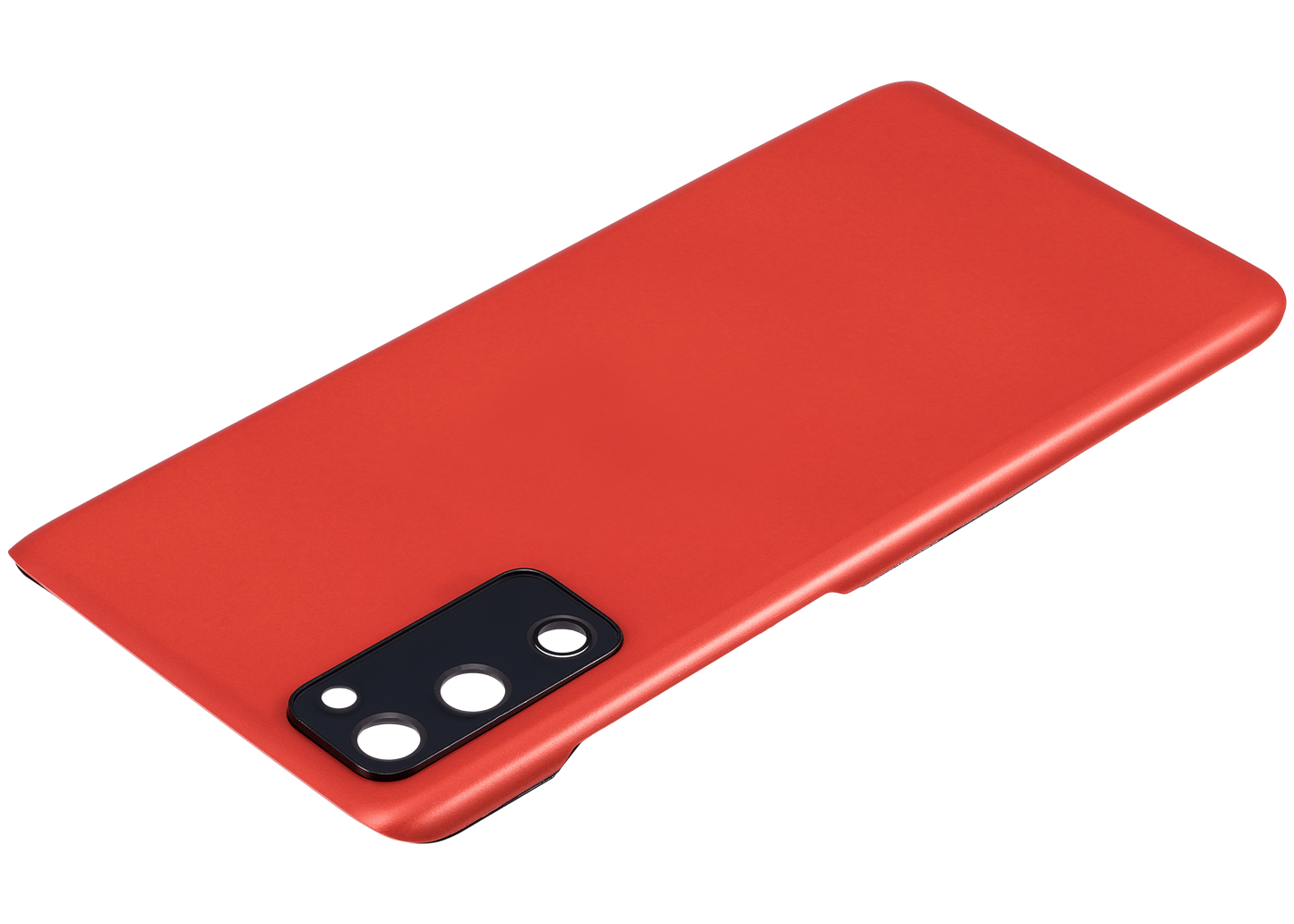 Back cover Glass With Camera Lens For Samsung Galaxy S20 FE 5G (Aftermarket Plus) (Cloud Red)