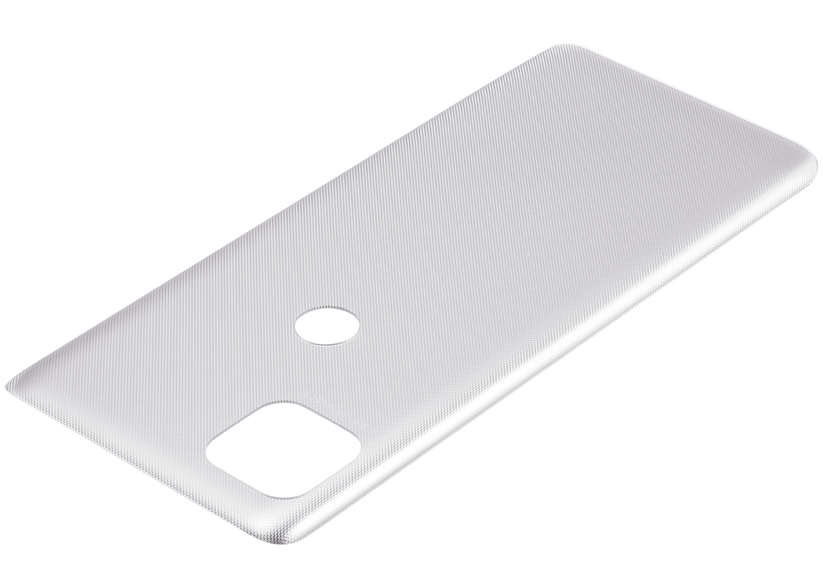 Back cover Glass For Motorola Moto One 5G Ace (XT2113-1/2 / 2021) (Frosted Silver) - Motorola replacement part - product image 4 - SKU 107082085748
