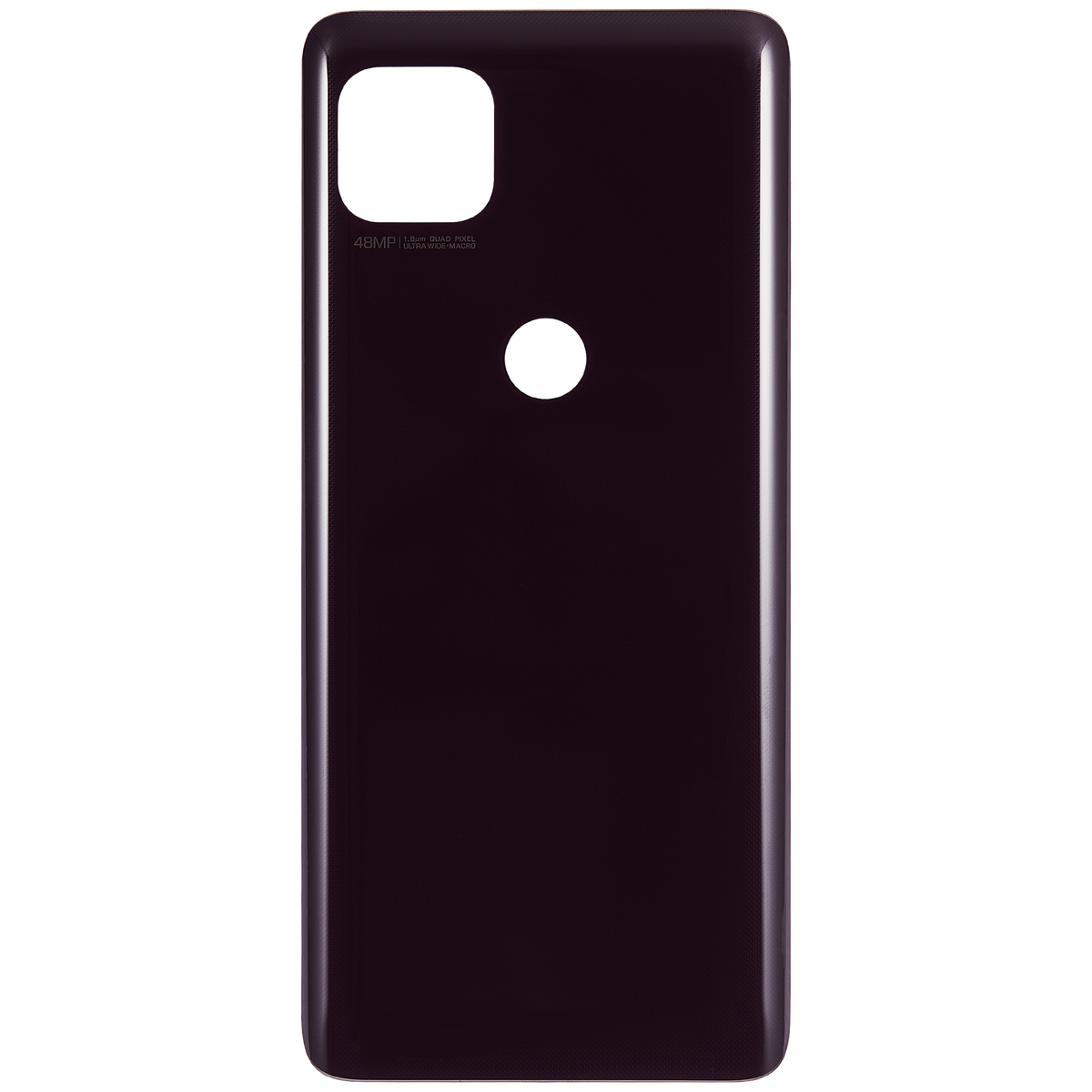 Back cover Glass For Motorola Moto One 5G Ace (XT2113-1/2 / 2021) (Volcanic Gray) - Motorola replacement part - product image 2 - SKU 107082085747