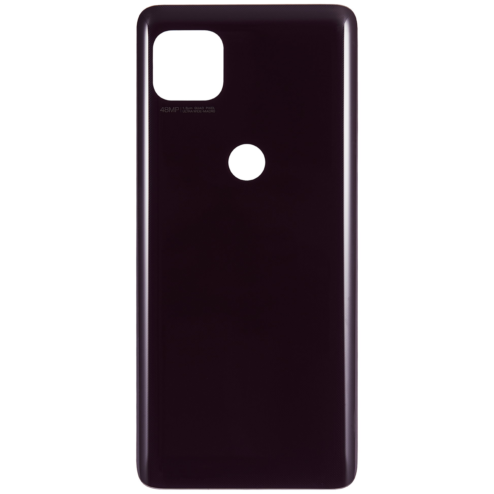 Back cover Glass For Motorola Moto One 5G Ace (XT2113-1/2 / 2021) (Volcanic Gray) - Motorola replacement part - product image 2 - SKU 107082085747