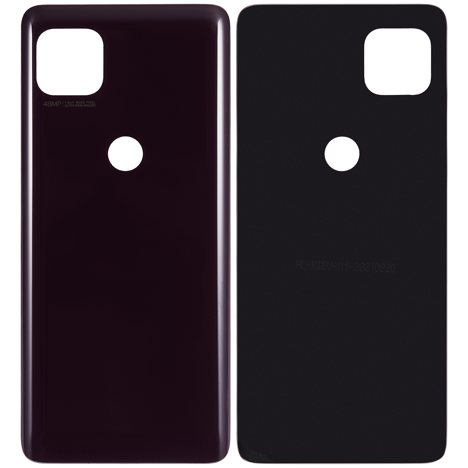 Back cover Glass For Motorola Moto One 5G Ace (XT2113-1/2 / 2021) (Volcanic Gray) replacement part for compatible Motorola phone, SKU 107082085747, product image 6