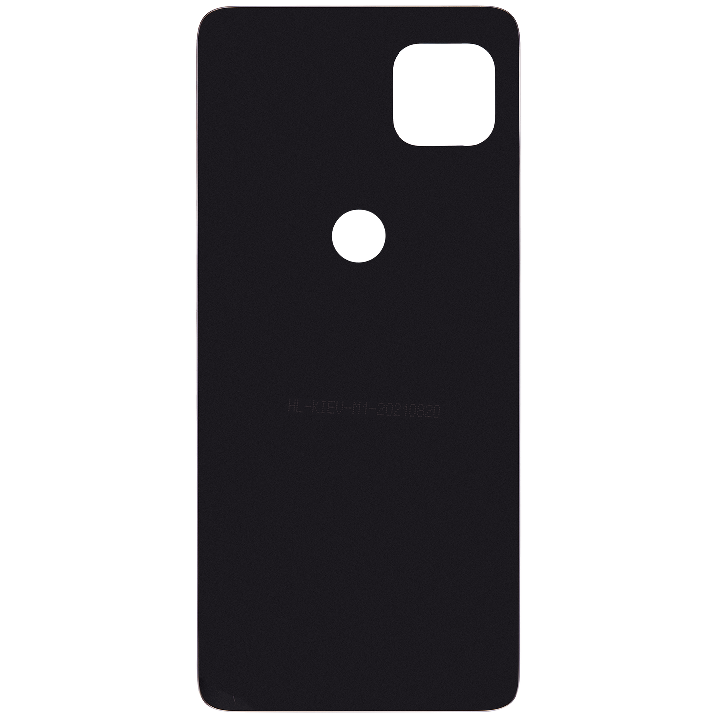 Back cover Glass For Motorola Moto One 5G Ace (XT2113-1/2 / 2021) (Volcanic Gray) - Motorola replacement part - product image 3 - SKU 107082085747