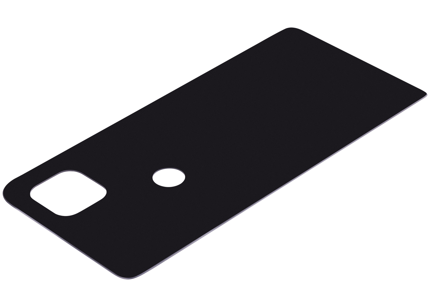 Back cover Glass For Motorola Moto One 5G Ace (XT2113-1/2 / 2021) (Volcanic Gray) replacement part for compatible Motorola phone, SKU 107082085747, product image 5
