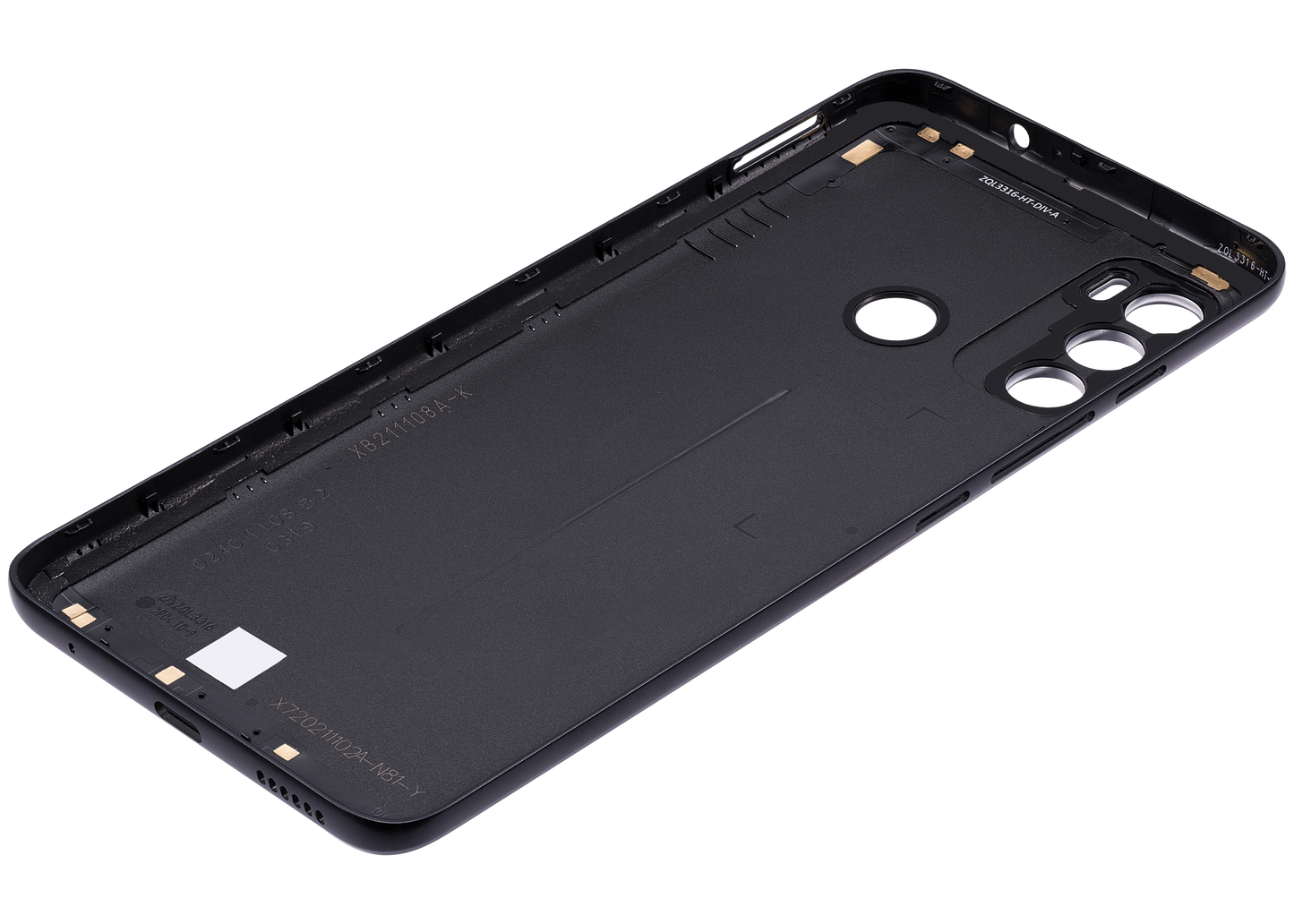 Back cover Glass For Motorola Moto G60 (XT2135 / 2021) (Black) replacement part for compatible Motorola phone, SKU 107082077842, product image 5
