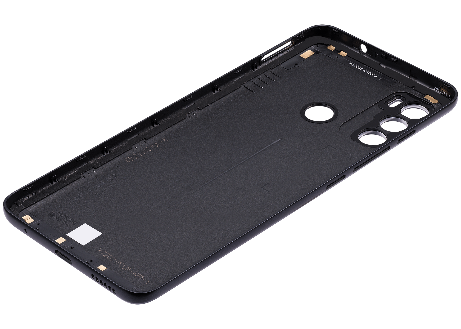 Back cover Glass For Motorola Moto G60 (XT2135 / 2021) (Black) replacement part for compatible Motorola phone, SKU 107082077842, product image 5