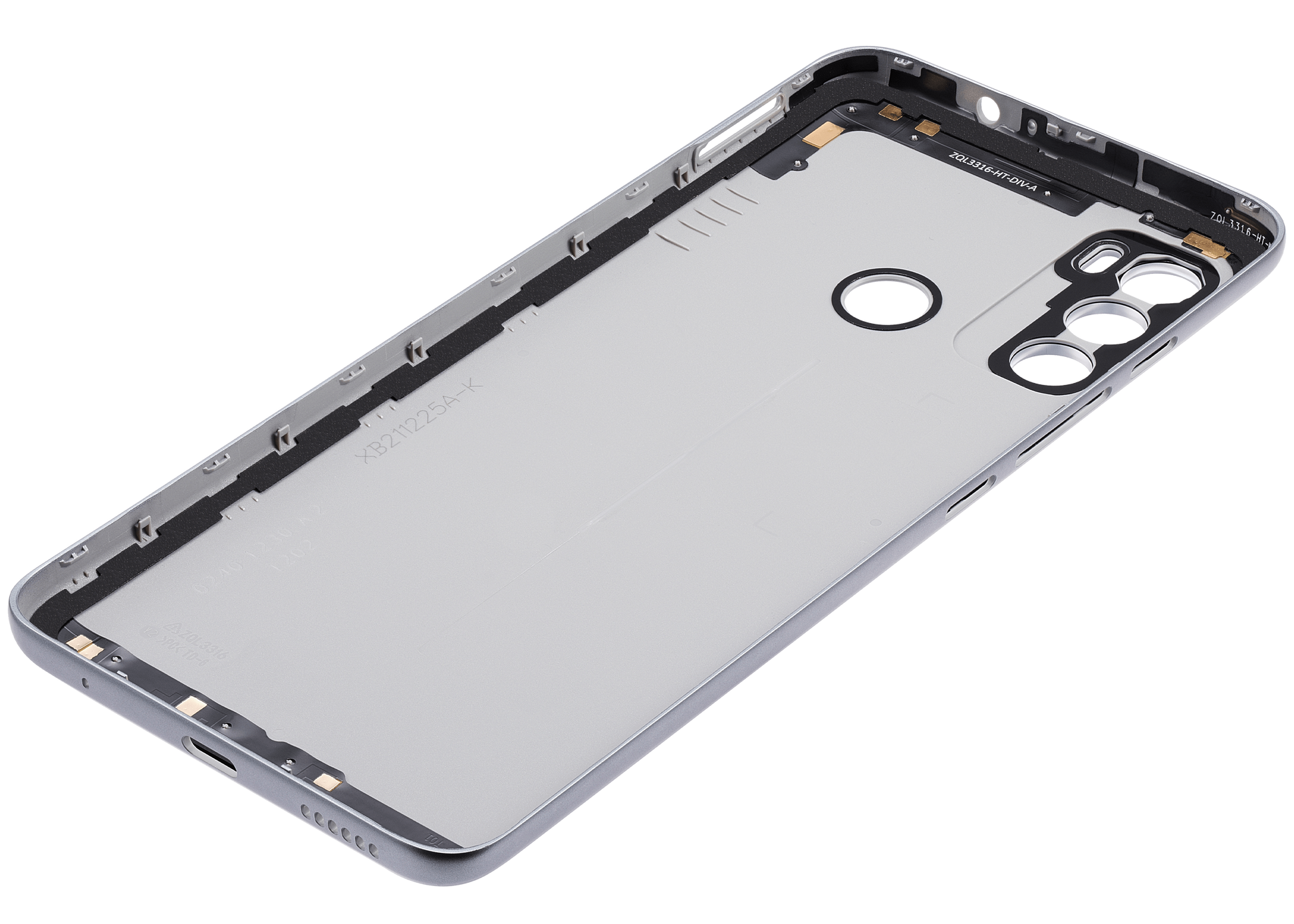 Back cover Glass For Motorola Moto G60 (XT2135 / 2021) (Silver) replacement part for compatible Motorola phone, SKU 107082077841, product image 5