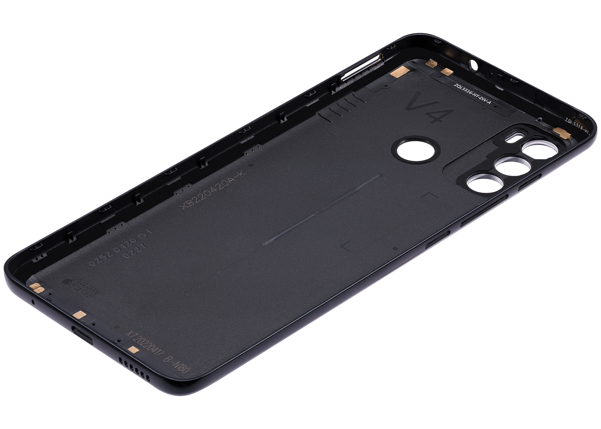 Back cover Glass For Motorola Moto G40 Fusion (XT2147-1 / 2021) (Black) replacement part for compatible Motorola phone, SKU 107082023555, product image 5