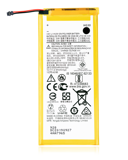 Replacement Battery For Motorola Moto G6 (XT1925 / 2018) / G5S Plus (XT1806 / 2017) (HG30) | compatible mobile phone replacement part | SKU 107082016816 | product image 1