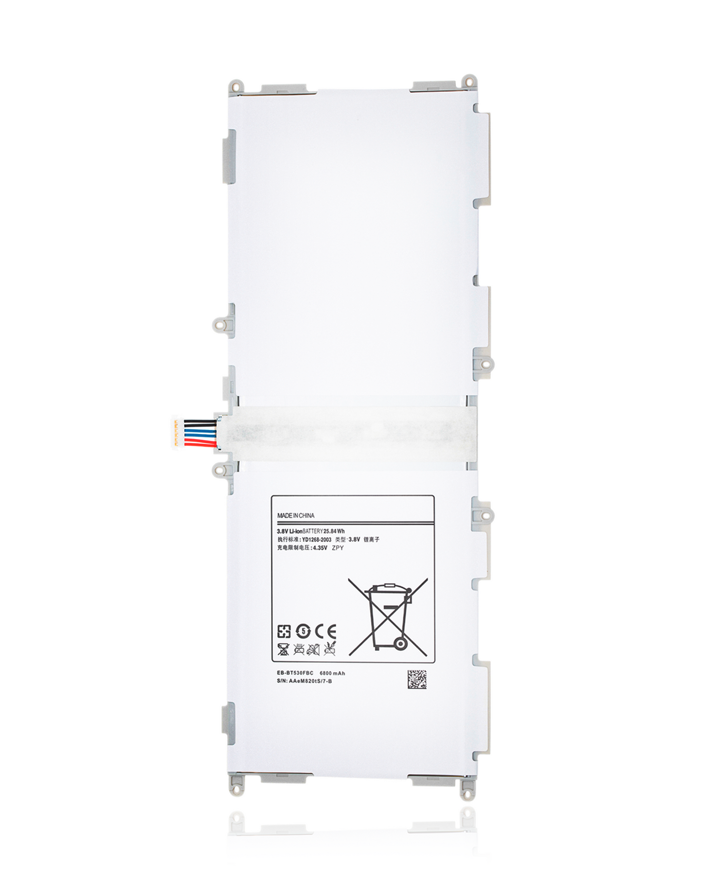 Replacement Battery For Samsung Galaxy Tab 4 10.1" (T530 / T531 / T535 / T537) (EB-BT530FBC) Samsung Galaxy Tab replacement part image 1