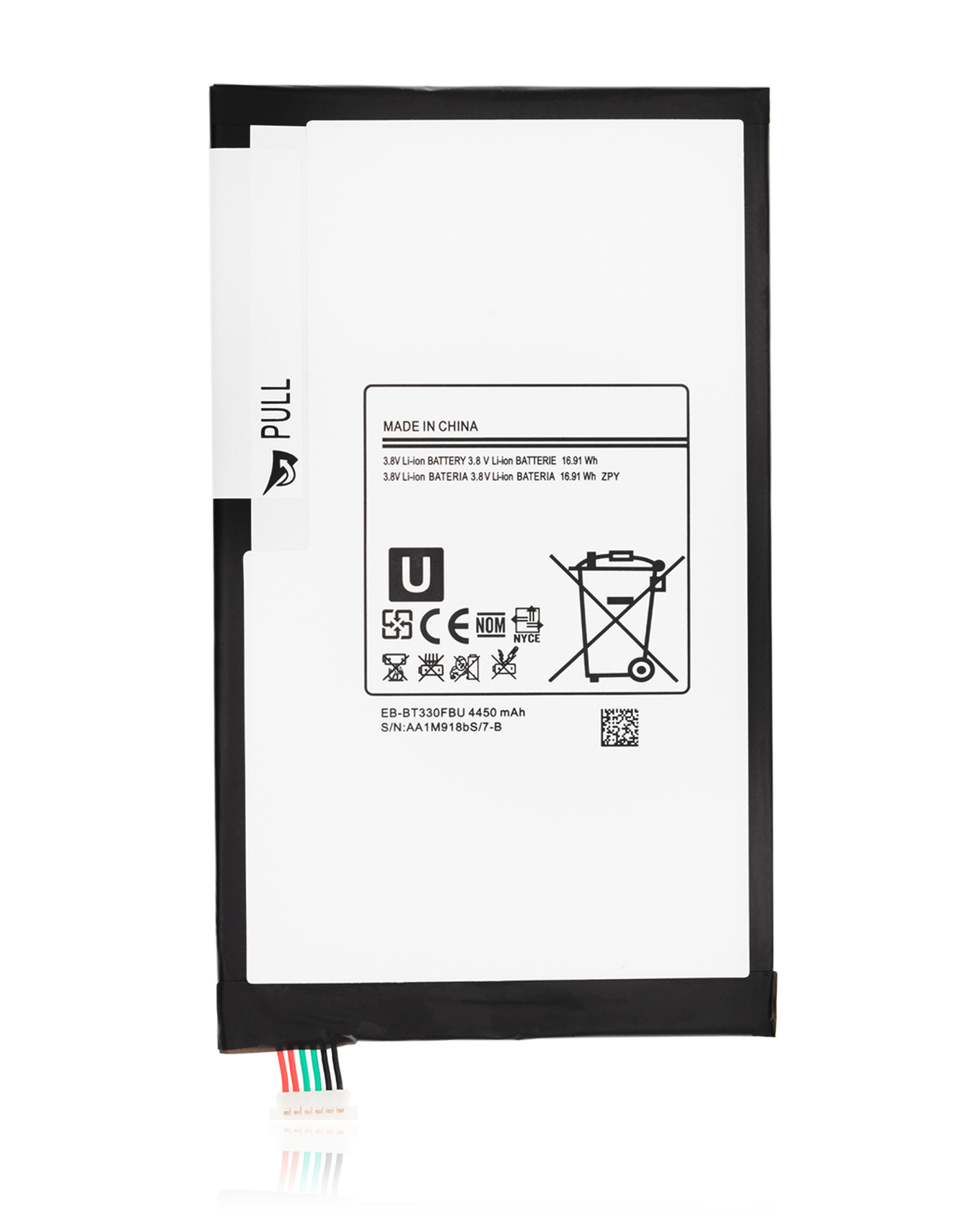 Replacement Battery For Samsung Galaxy Tab 4 8.0" (2014) (T330 / T331 / T335 / T337) (EB-T330FBE) Samsung Galaxy Tab replacement part image 1