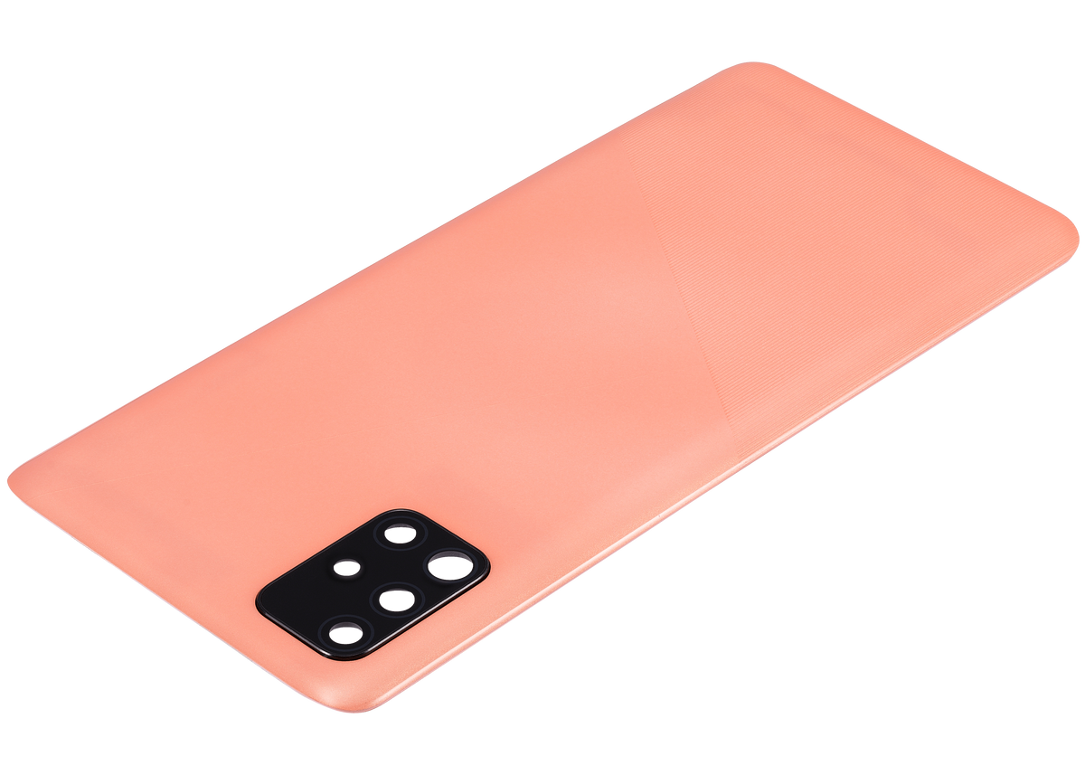 Back Cover Glass With Camera Lens For Samsung Galaxy A51 4G (A515 / 2019) (Aftermarket Plus) (Prism Crush Pink) - product image 3