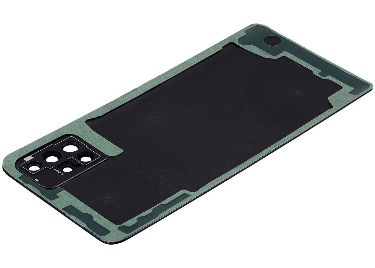 Back Cover Glass With Camera Lens For Samsung Galaxy A51 4G (A515 / 2019) (Aftermarket Plus) (Prism Crush Black) - product image 4