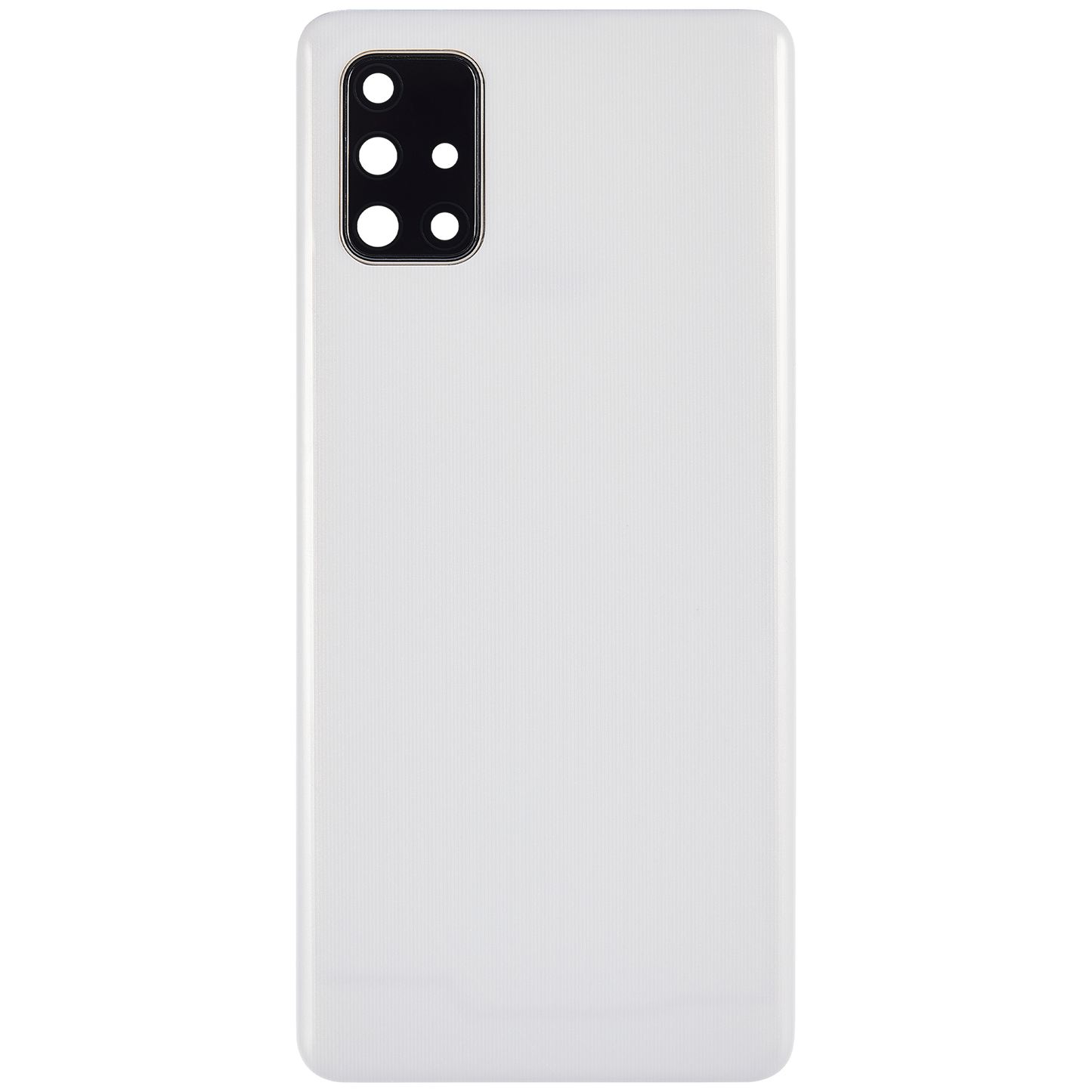 Back cover Glass With Camera Lens For Samsung Galaxy A71 (A715 / 2020) (Aftermarket Plus) ( Prism Crush Silver)