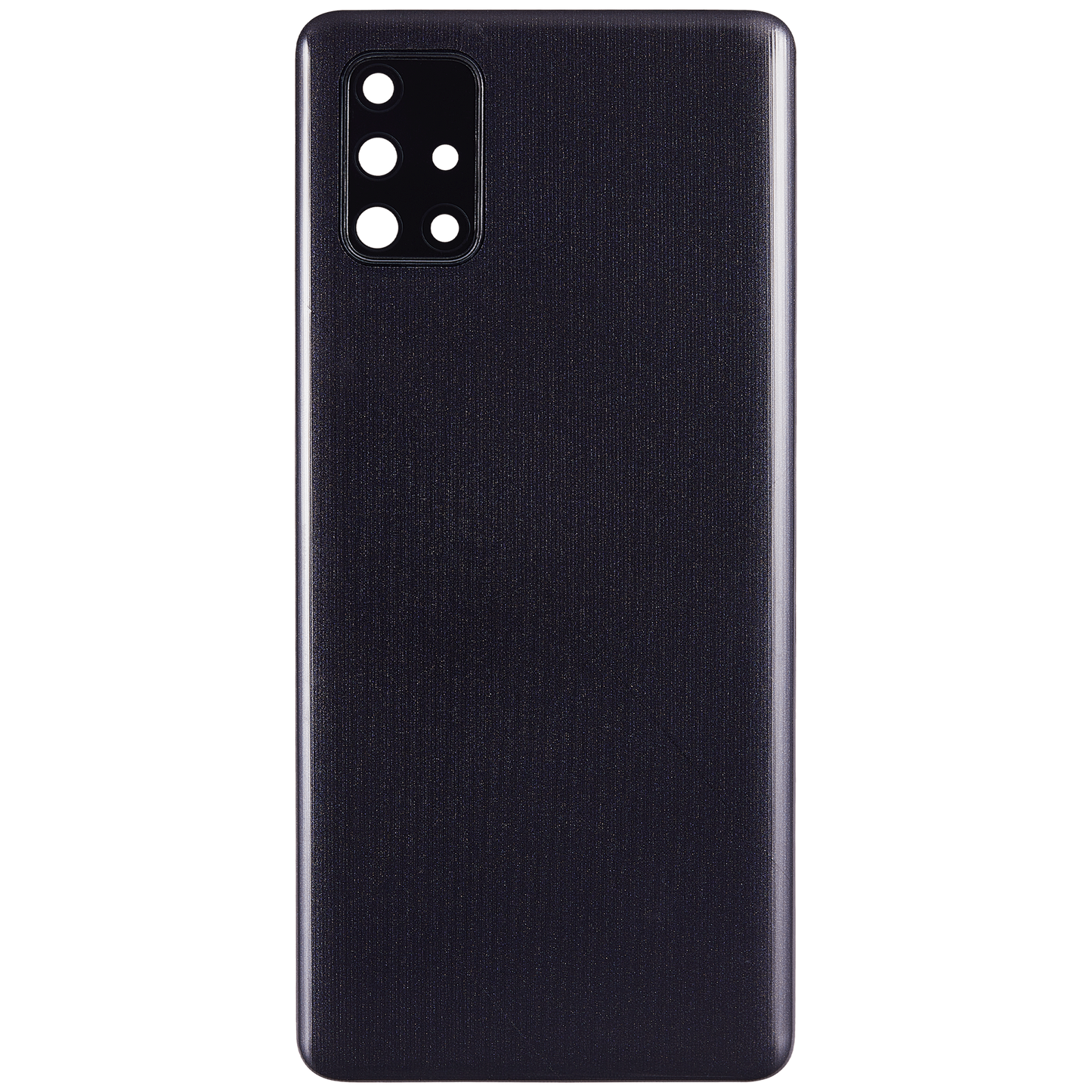 Back cover Glass With Camera Lens For Samsung Galaxy A71 (A715 / 2020) (Aftermarket Plus) ( Prism Crush Black)