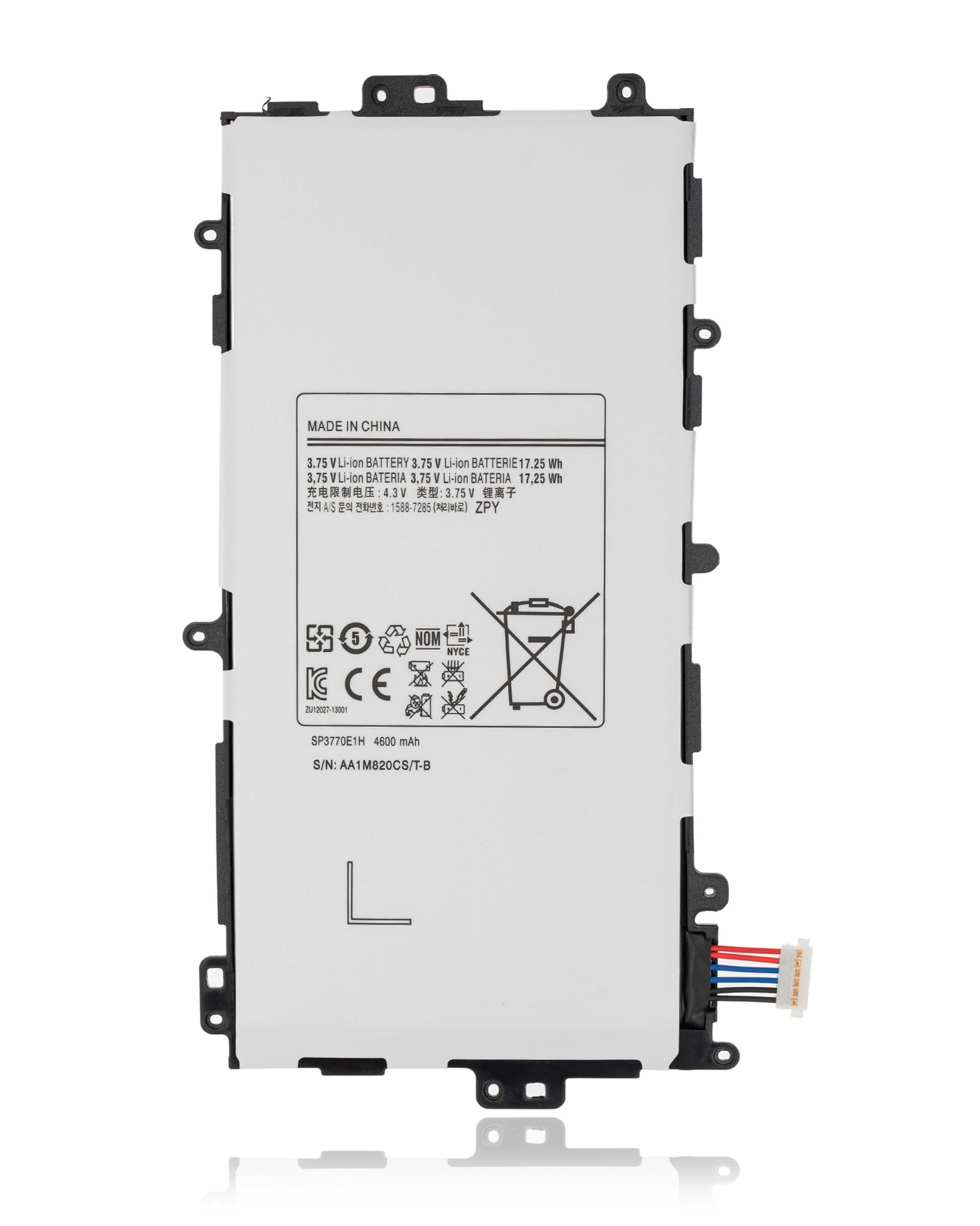 Replacement Battery For Samsung Galaxy Tab Note 8.0" (SP3770E1H) Samsung Galaxy Tab replacement part image 1