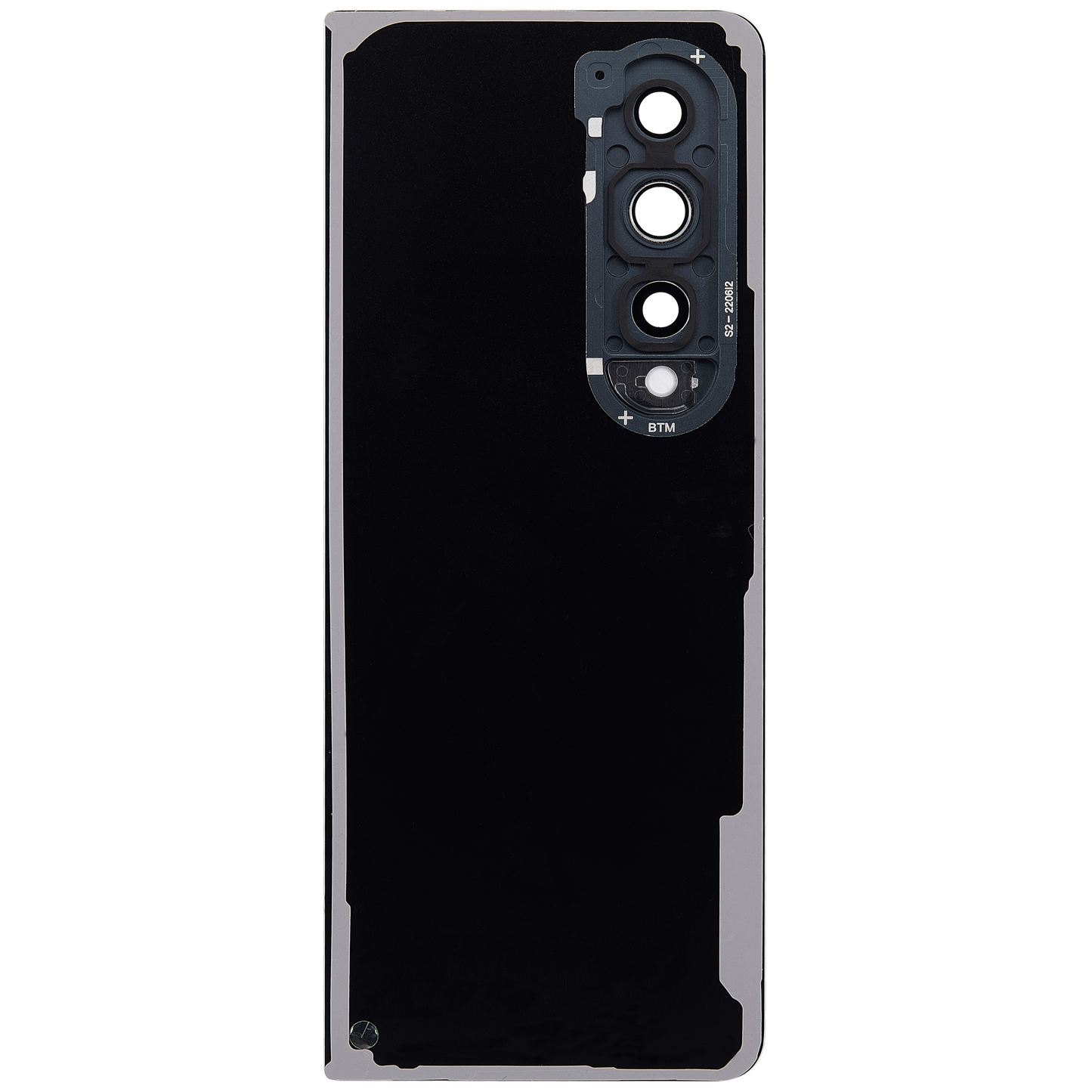 Detailed look at Back Cover Glass With Camera Lens For Samsung Galaxy Z Fold 4 (F936) (Graygreen) for repair