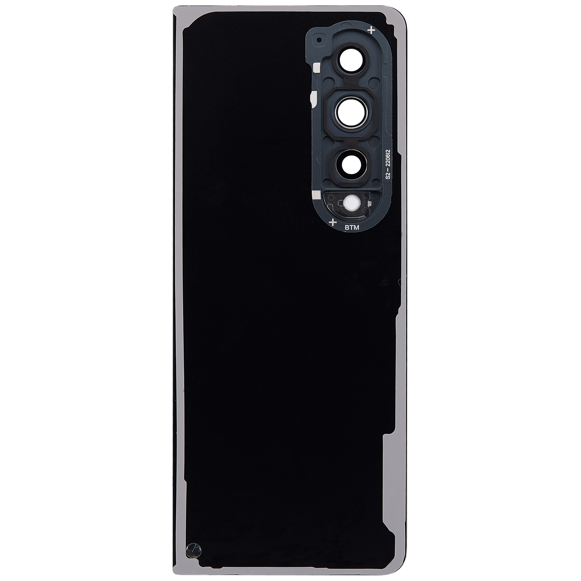 Detailed look at Back Cover Glass With Camera Lens For Samsung Galaxy Z Fold 4 (F936) (Graygreen) for repair