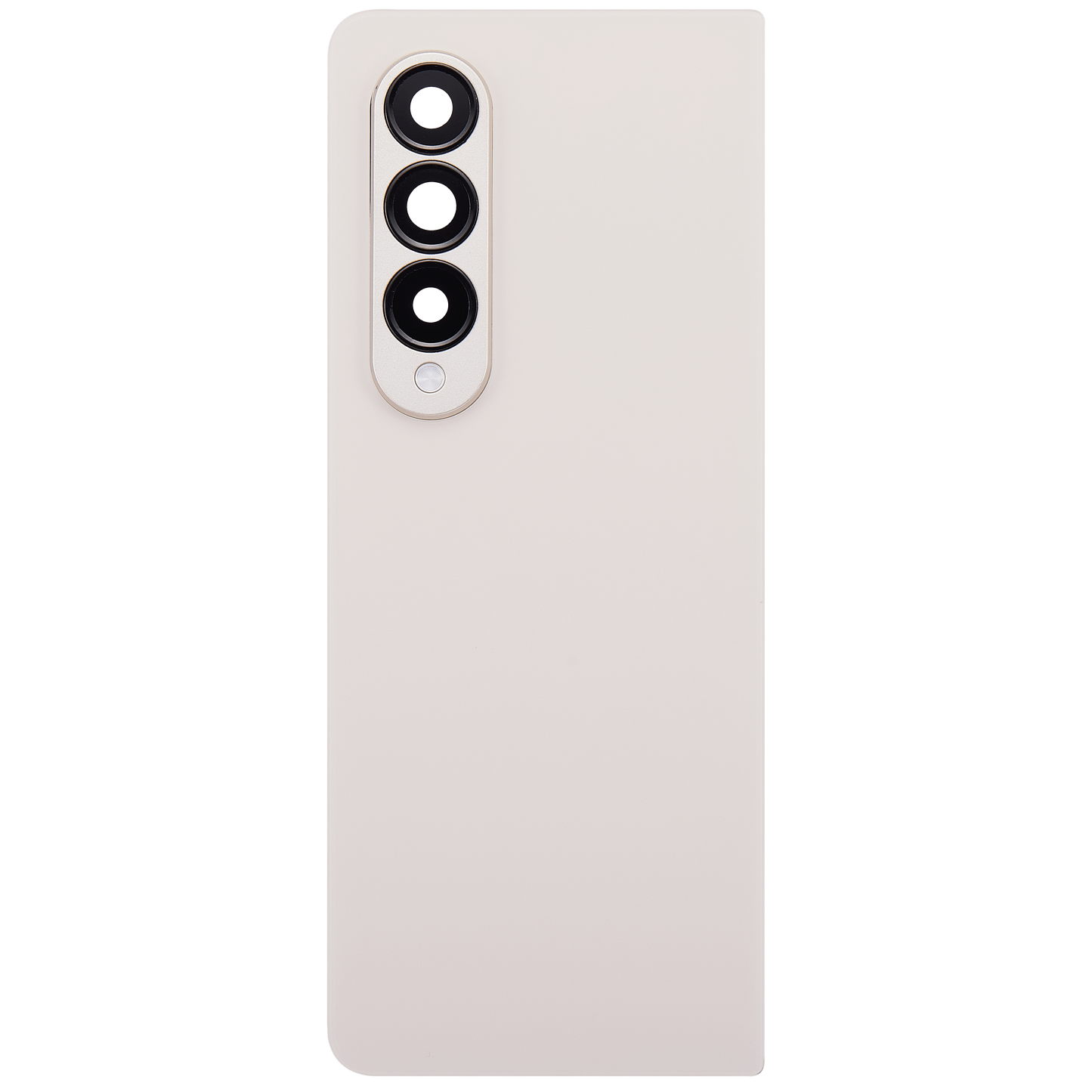 Back Cover Glass With Camera Lens For Samsung Galaxy Z Fold 4 (F936) (Beige) clear view