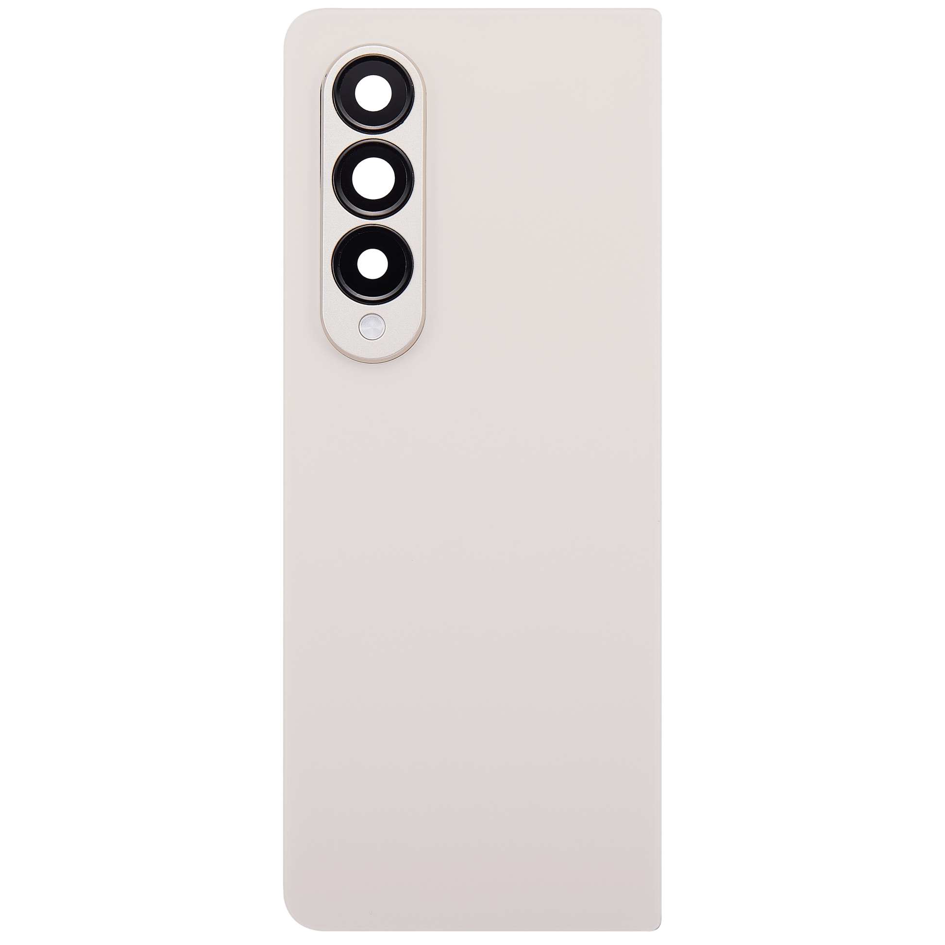 Back Cover Glass With Camera Lens For Samsung Galaxy Z Fold 4 (F936) (Beige) clear view