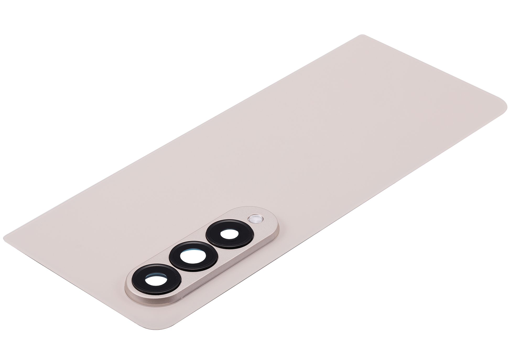 Detailed look at Back Cover Glass With Camera Lens For Samsung Galaxy Z Fold 4 (F936) (Beige) for repair