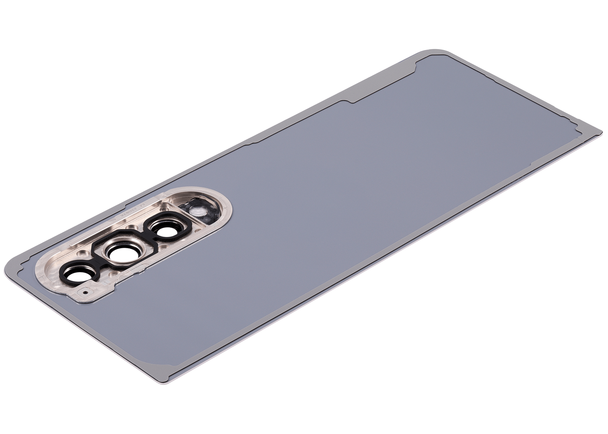 Detailed look at Back Cover Glass With Camera Lens For Samsung Galaxy Z Fold 4 (F936) (Beige) for repair