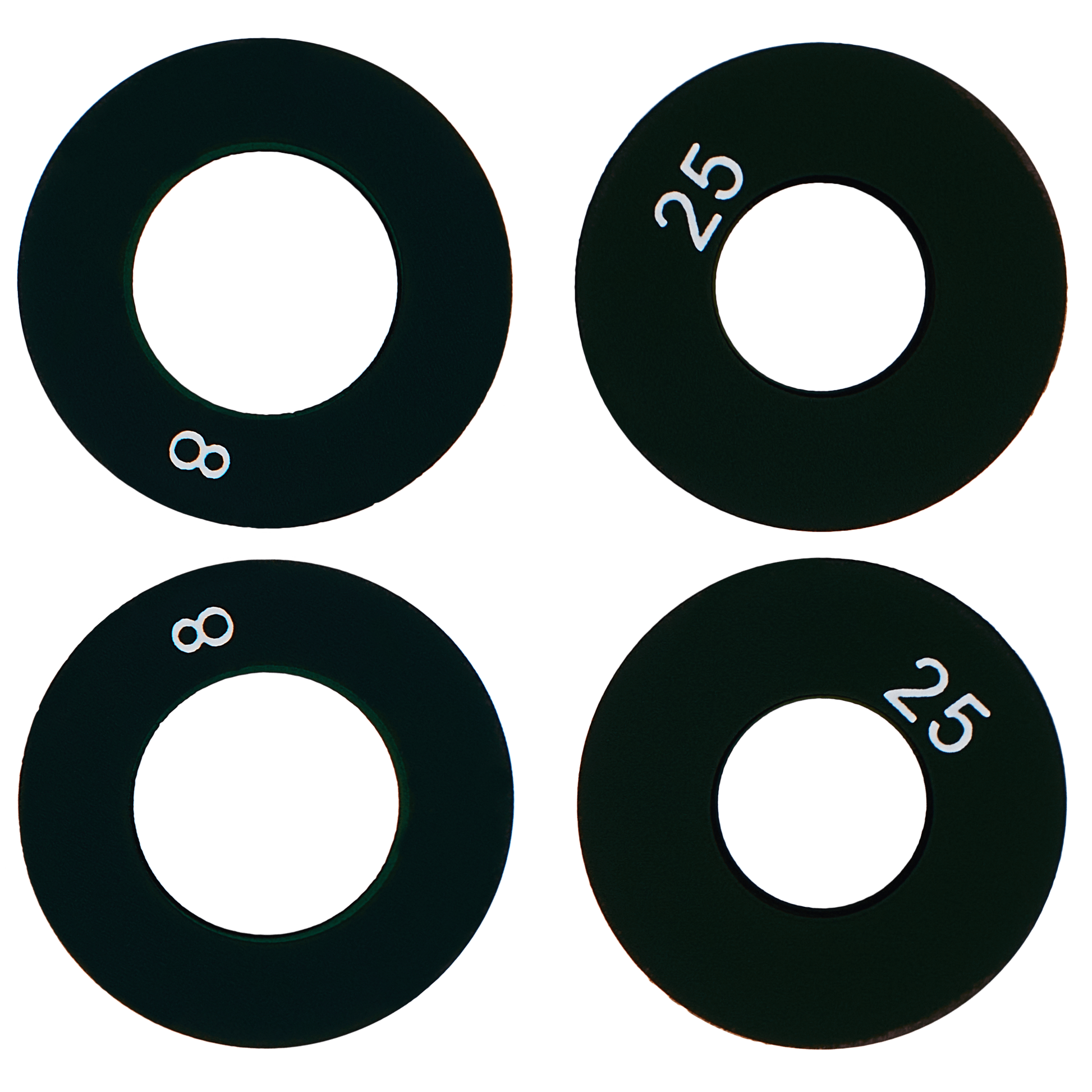 Back Camera Lens (Glass Only) With Adhesive For Motorola One 5G (XT2075-1 / 2020) (4 Piece Set) - Motorola replacement part - product image 2 - SKU 107082025527