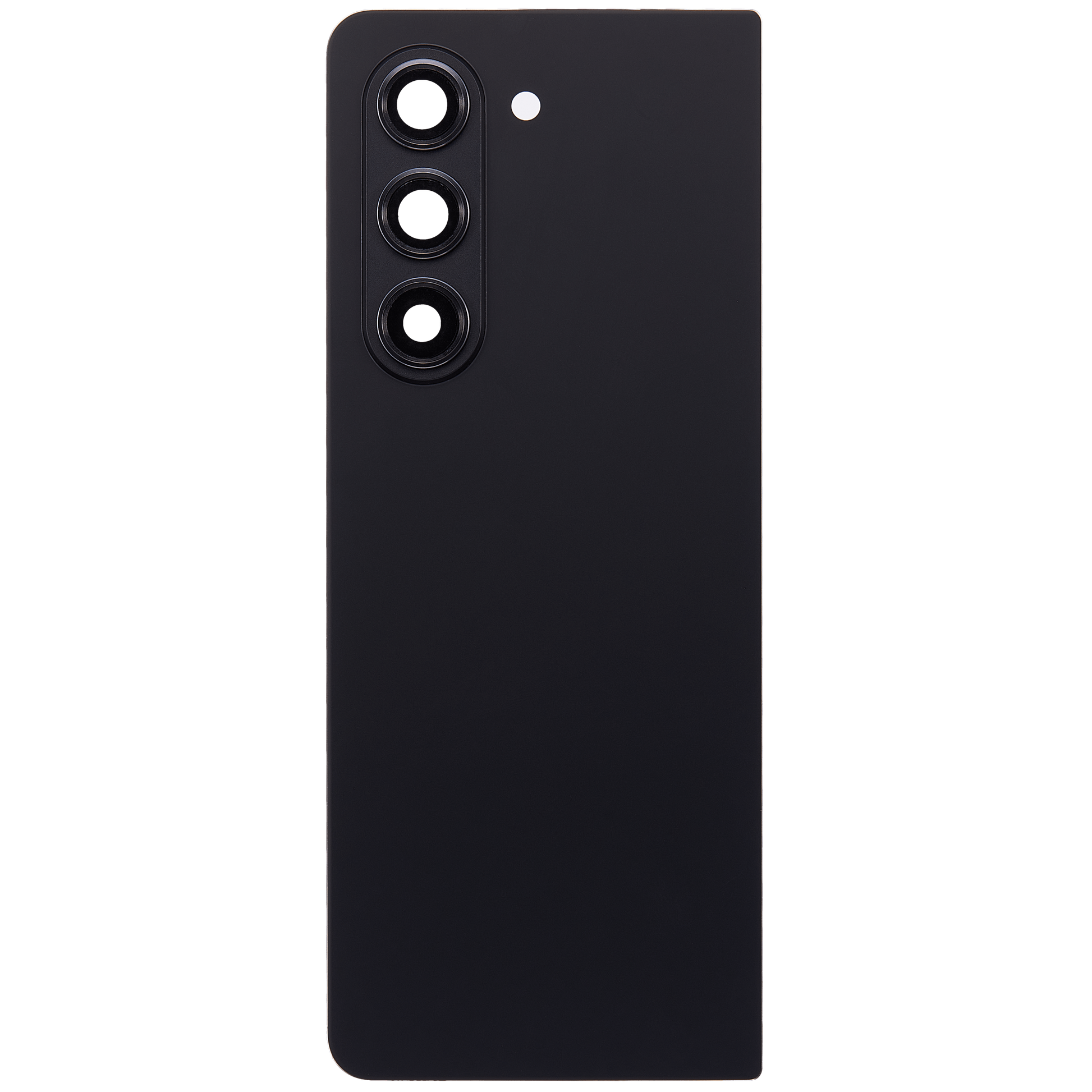 Detailed look at Back Cover Glass With Camera Lens For Samsung Galaxy Z Fold 5 5G (F946) (Phantom Black) for repair
