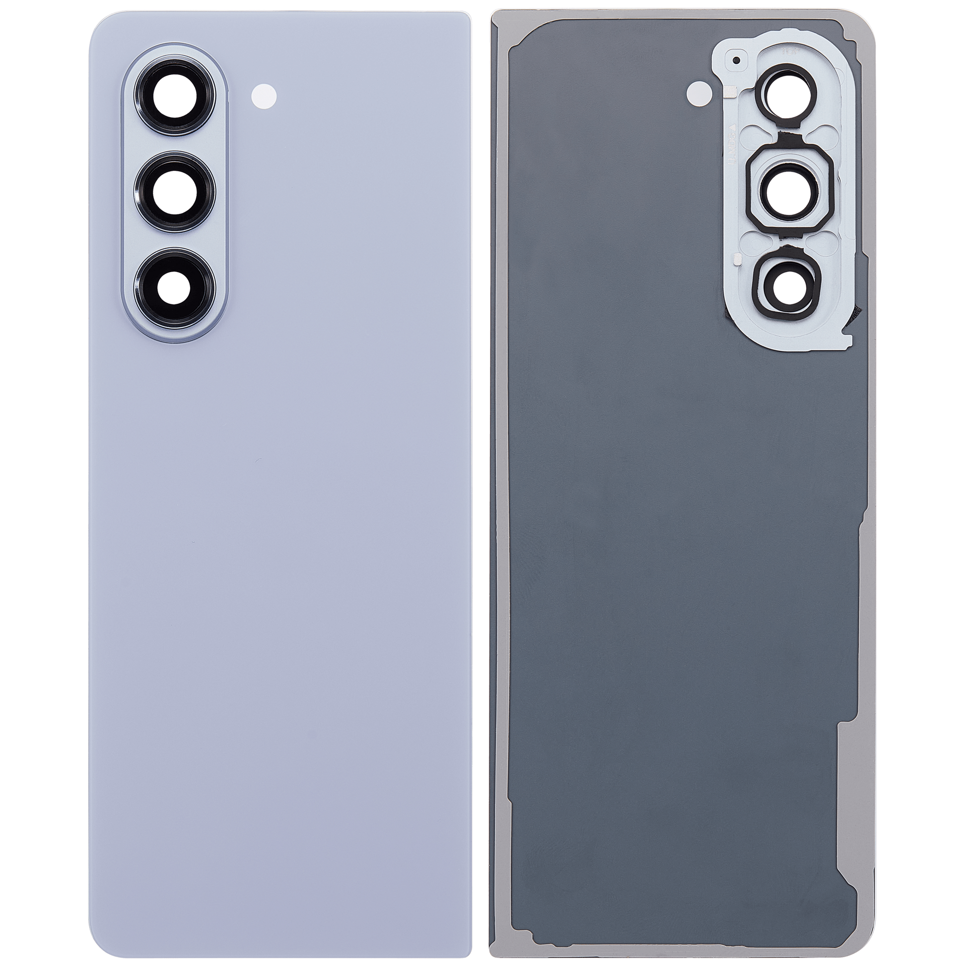 Back Cover Glass With Camera Lens For Samsung Galaxy Z Fold 5 5G (F946) (Blue) side angle