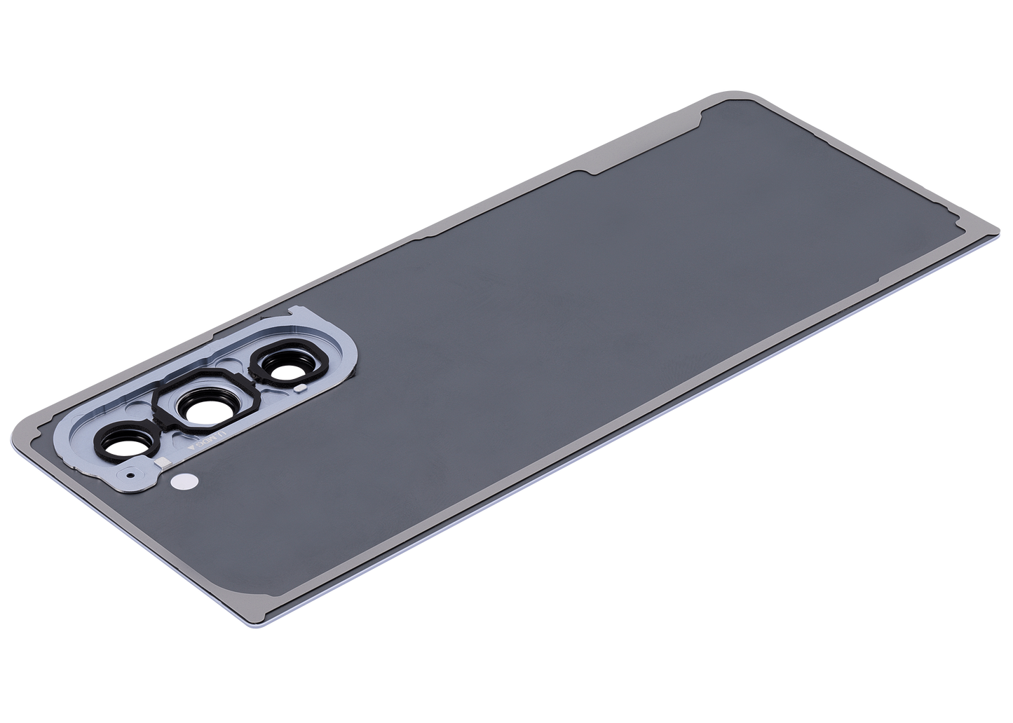 Detailed look at Back Cover Glass With Camera Lens For Samsung Galaxy Z Fold 5 5G (F946) (Blue) for repair