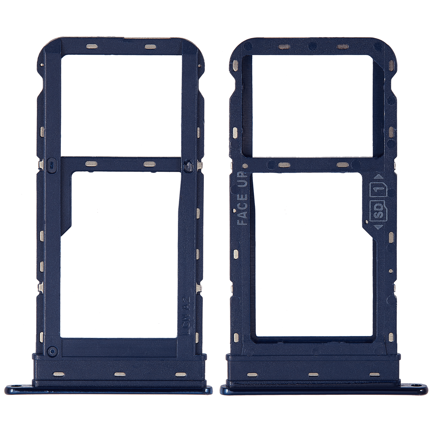 Single Sim Card Tray For Motorola Moto G8 (XT2045-1 / 2020) (Capri Blue) | compatible mobile phone replacement part | SKU 107085003920 | product image 2