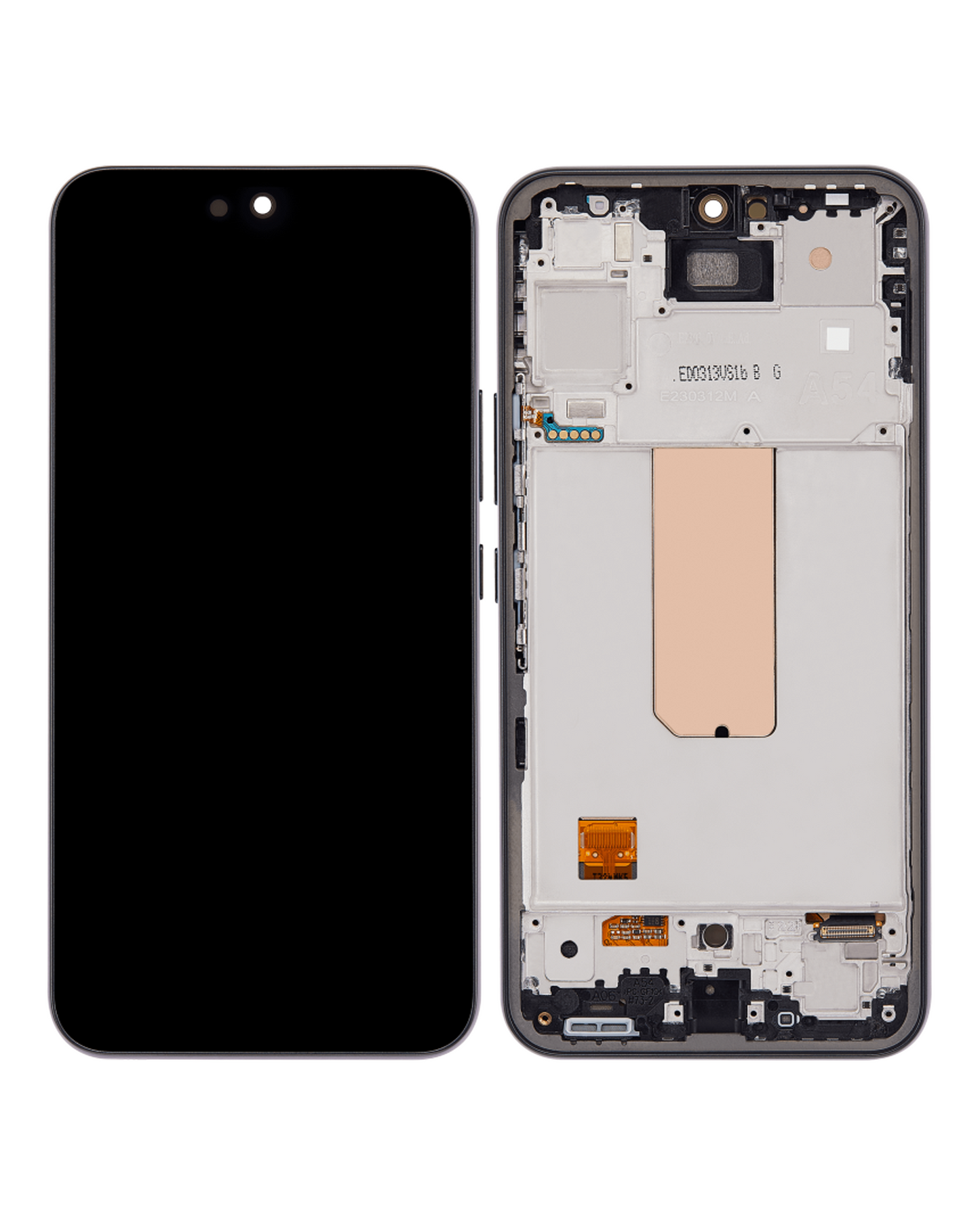 OLED Assembly With Frame For Samsung Galaxy A54 5G replacement part - cell phone parts canada