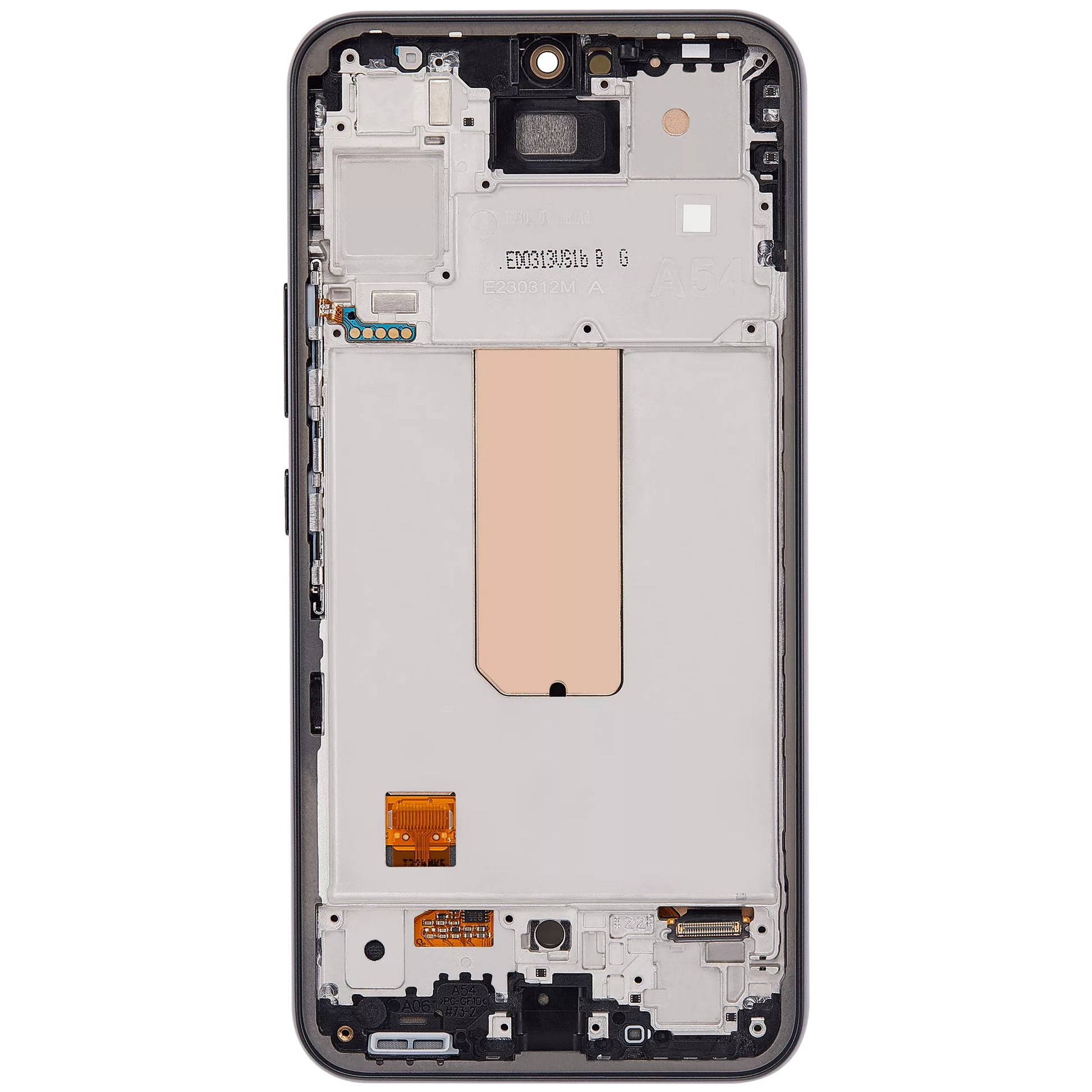 OLED Assembly With Frame For Samsung Galaxy A54 5G replacement part - cell phone parts canada