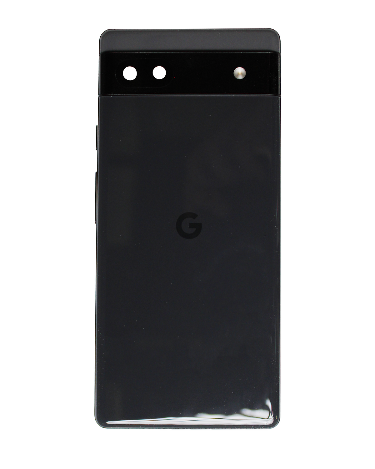 Back Housing For Google Pixel 6a (Used OEM Pull: Grade B/C) (Charcoal) - repair component alternate view